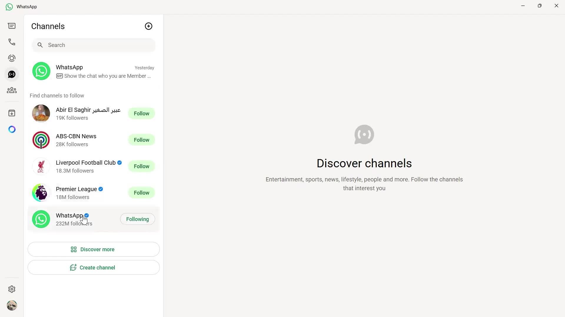 Following a user screenshot