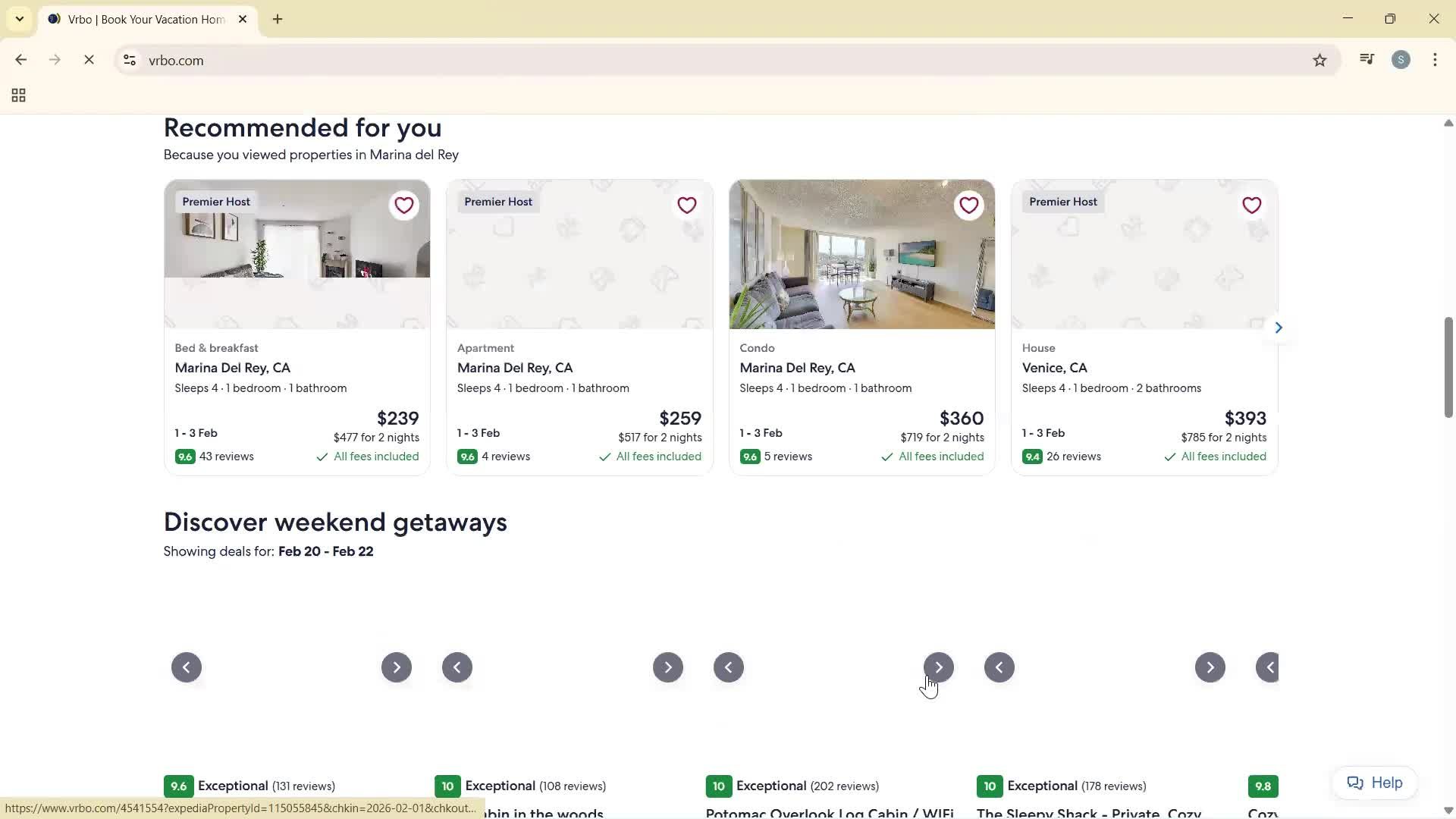 General browsing screenshot