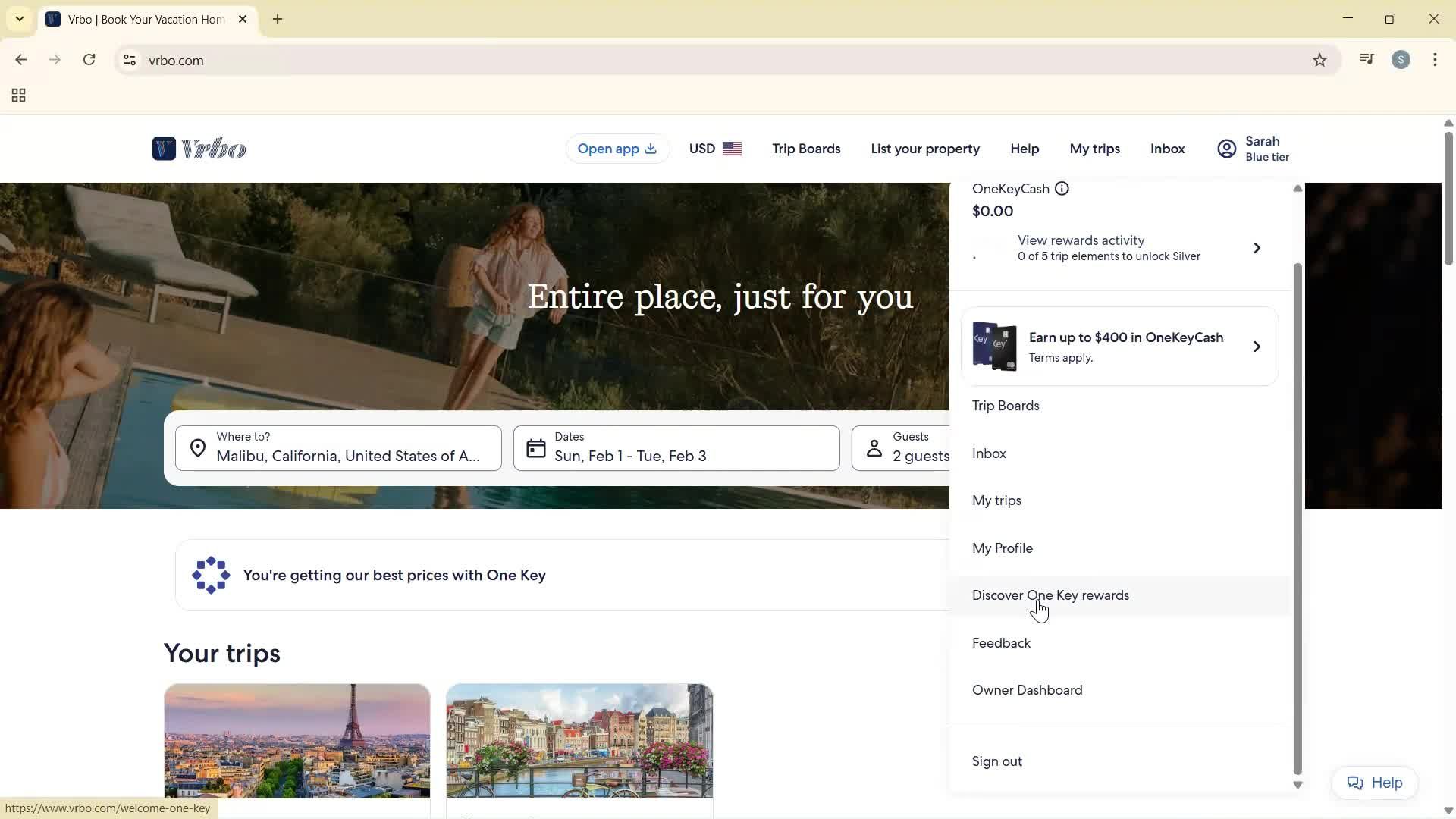 General browsing screenshot