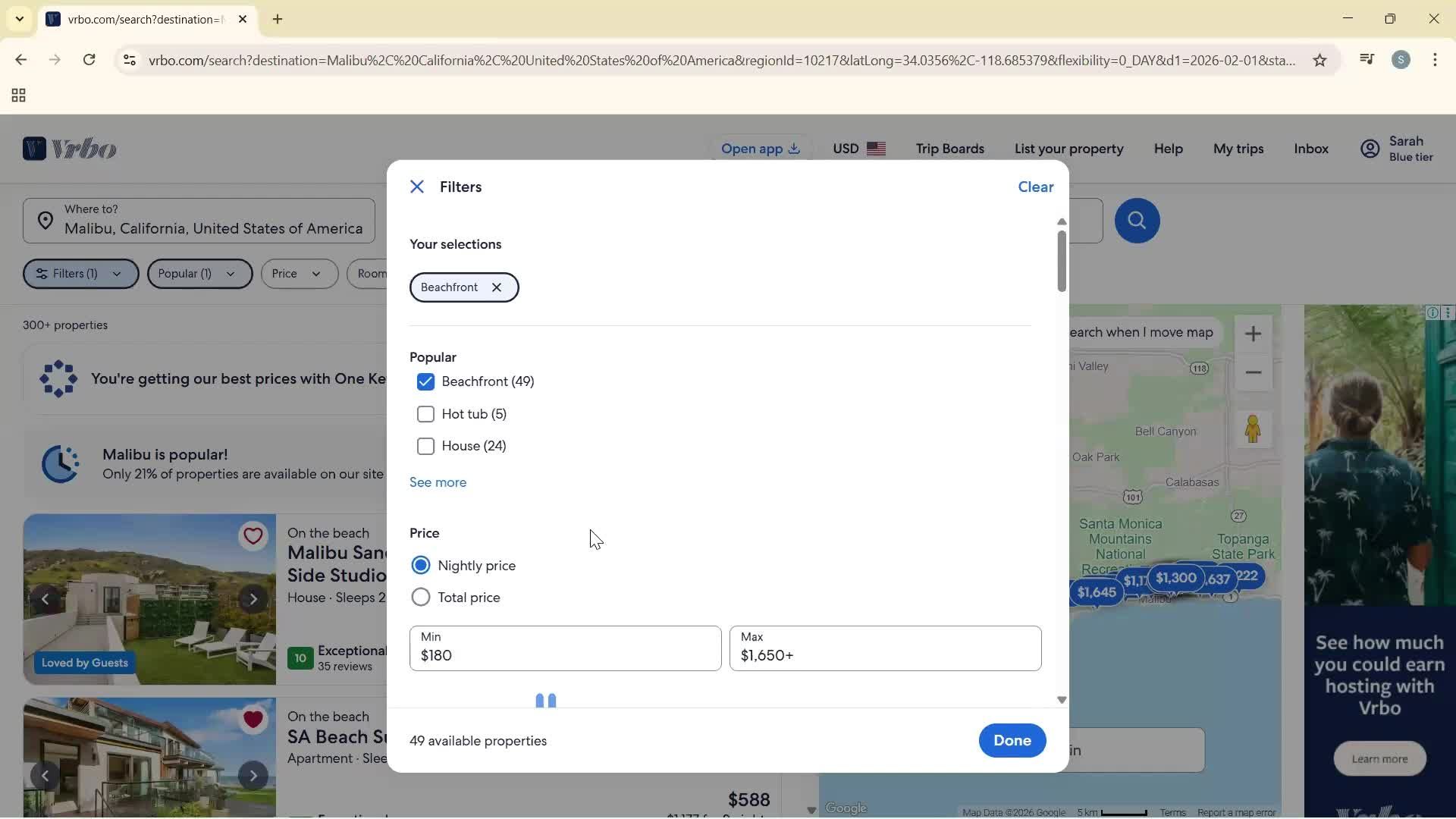 General browsing screenshot