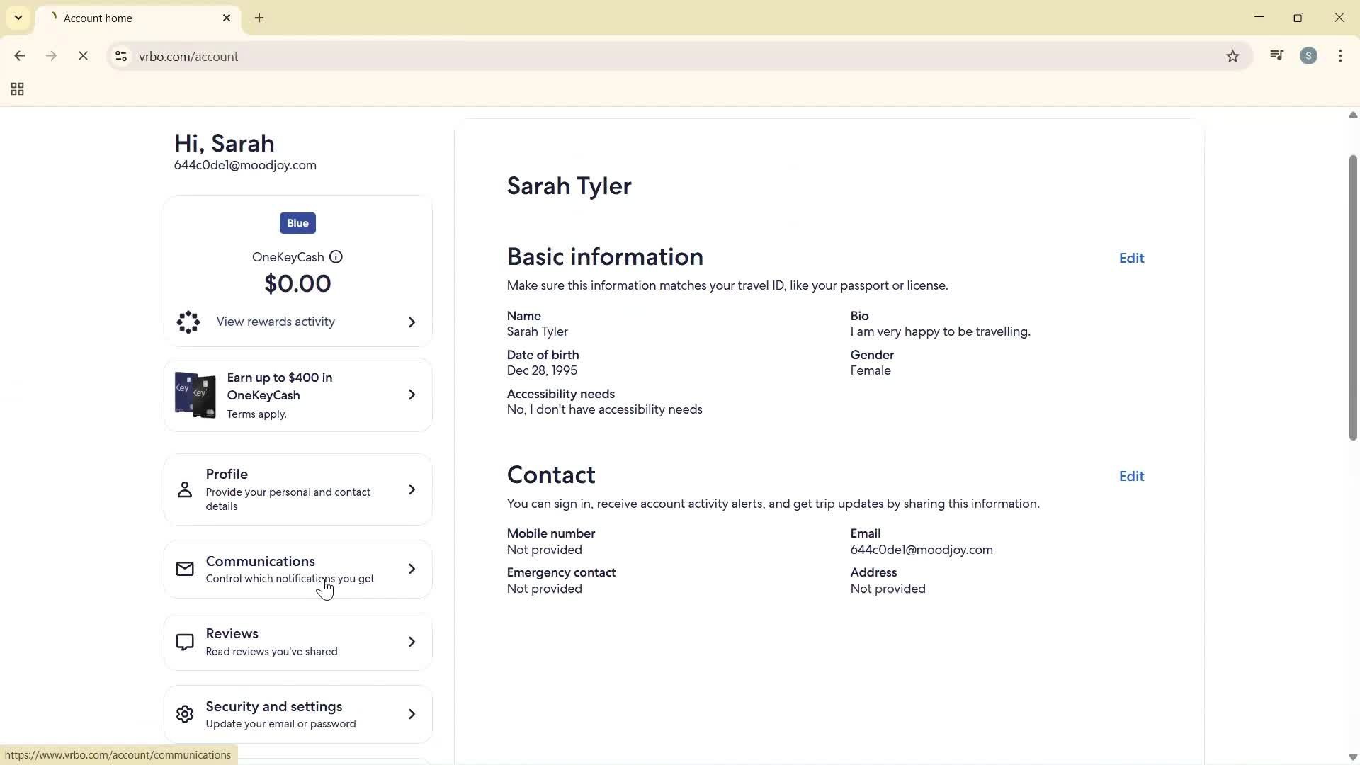 General browsing screenshot