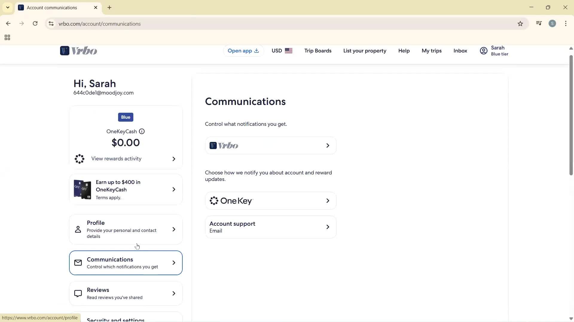 General browsing screenshot