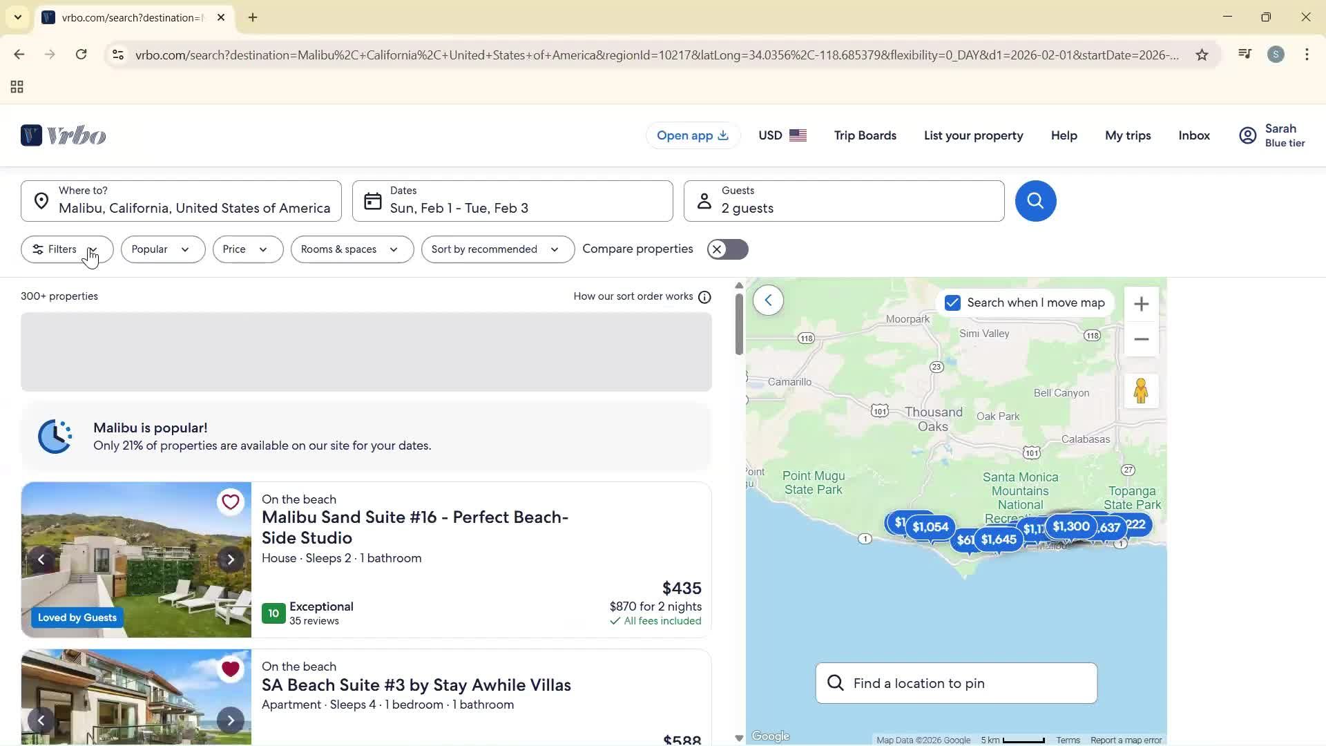 General browsing screenshot