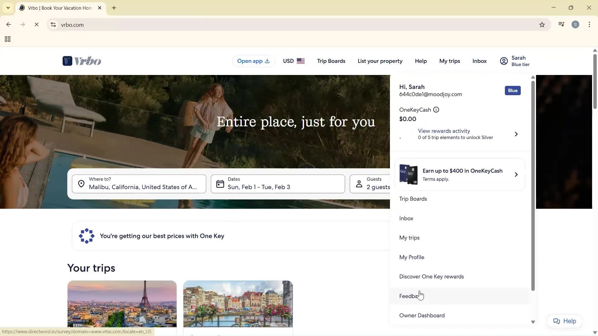 General browsing screenshot