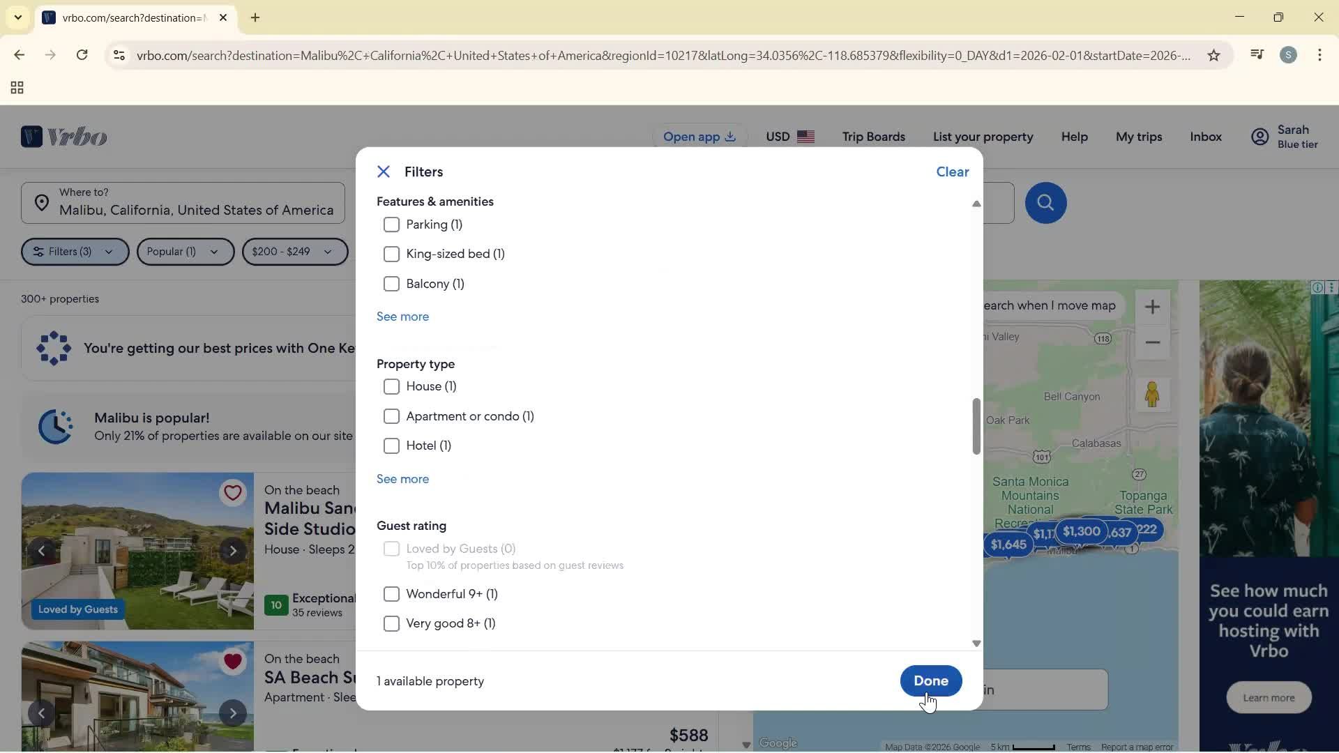 General browsing screenshot