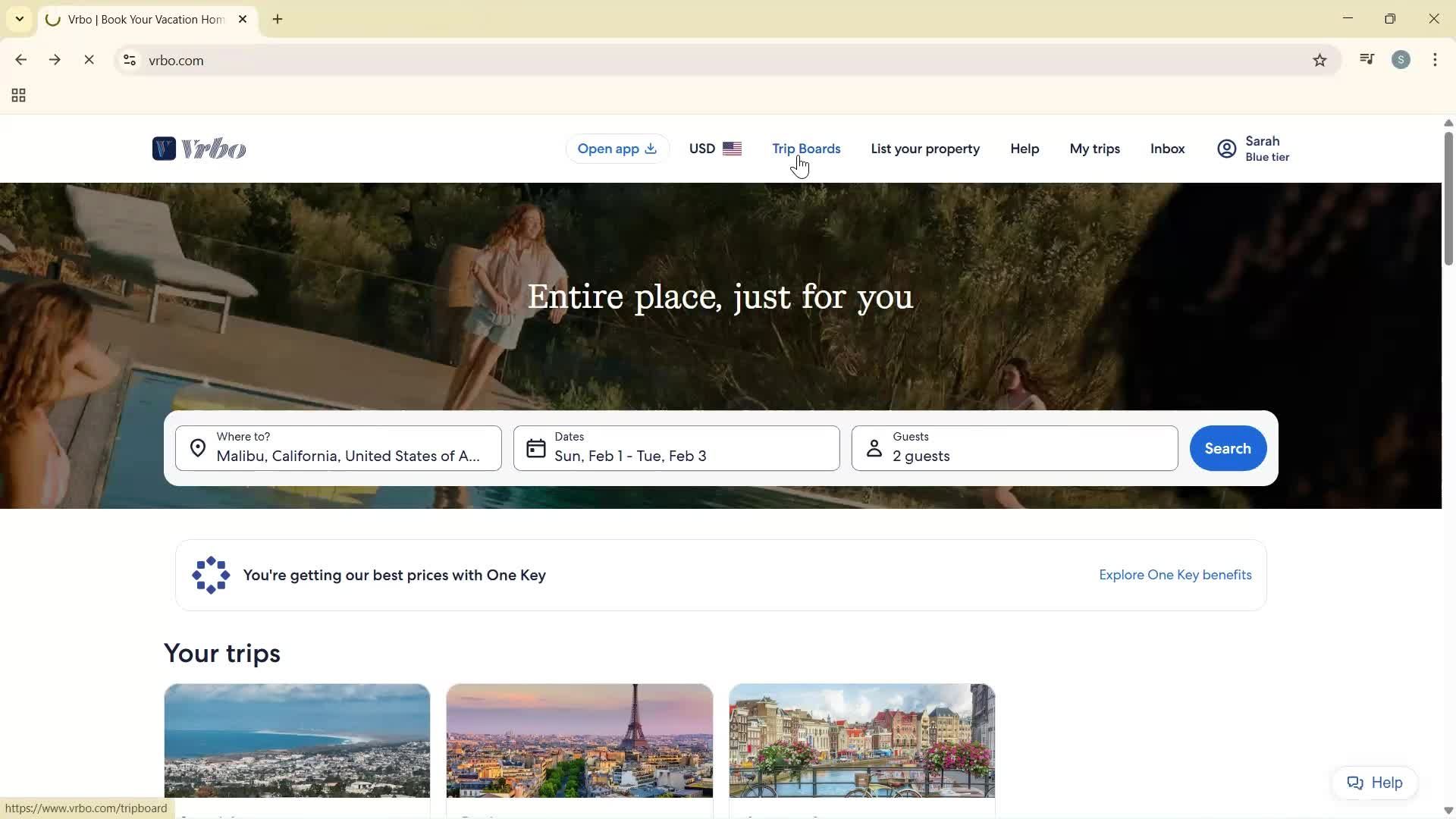 General browsing screenshot