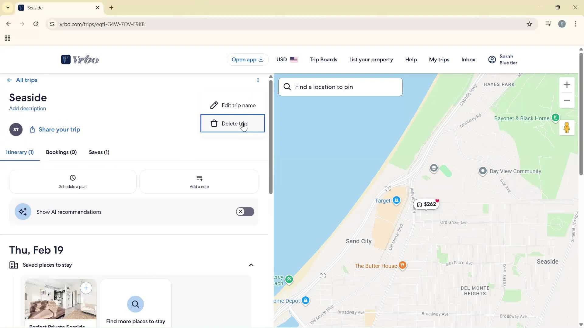 General browsing screenshot
