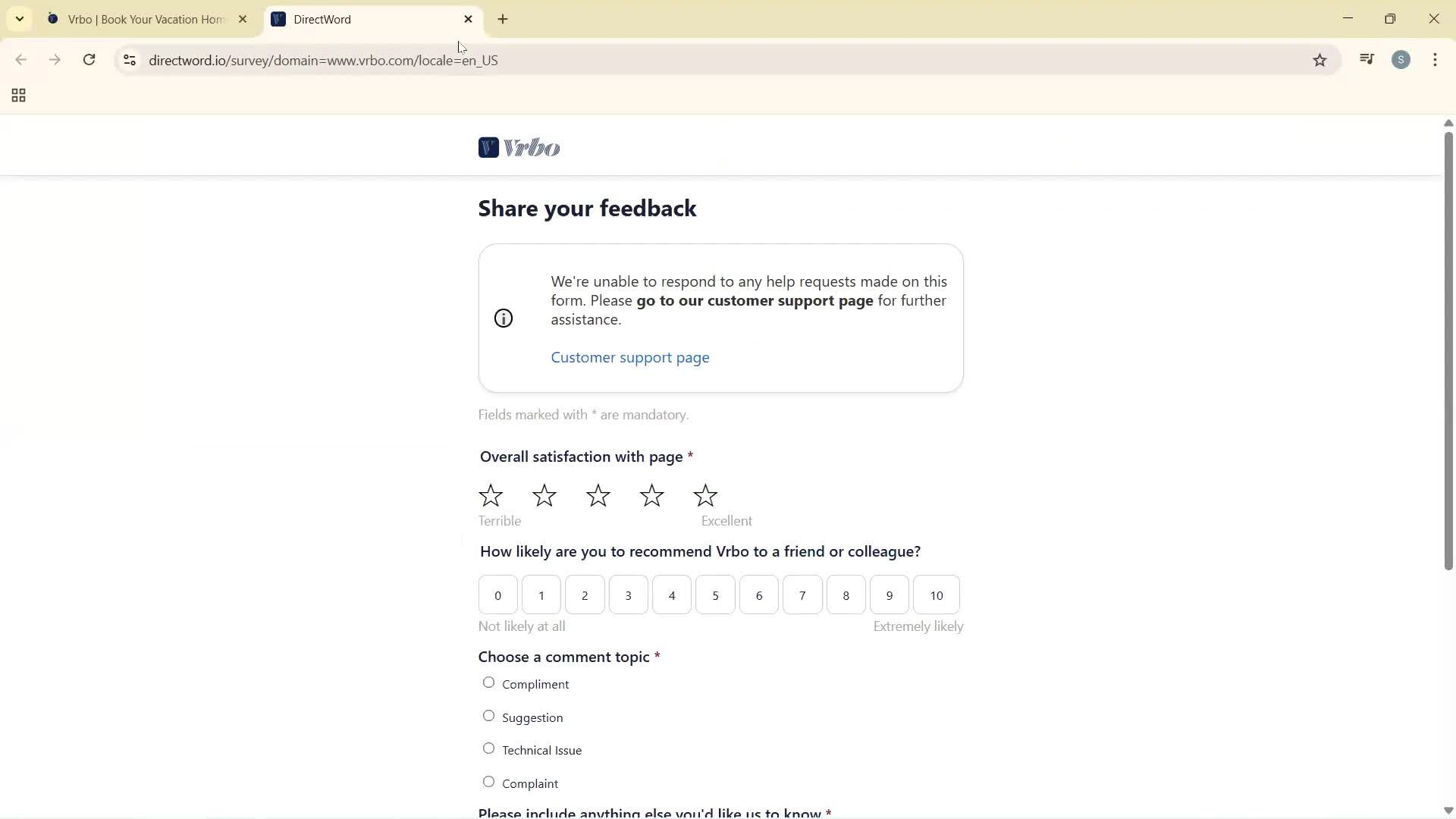 General browsing screenshot