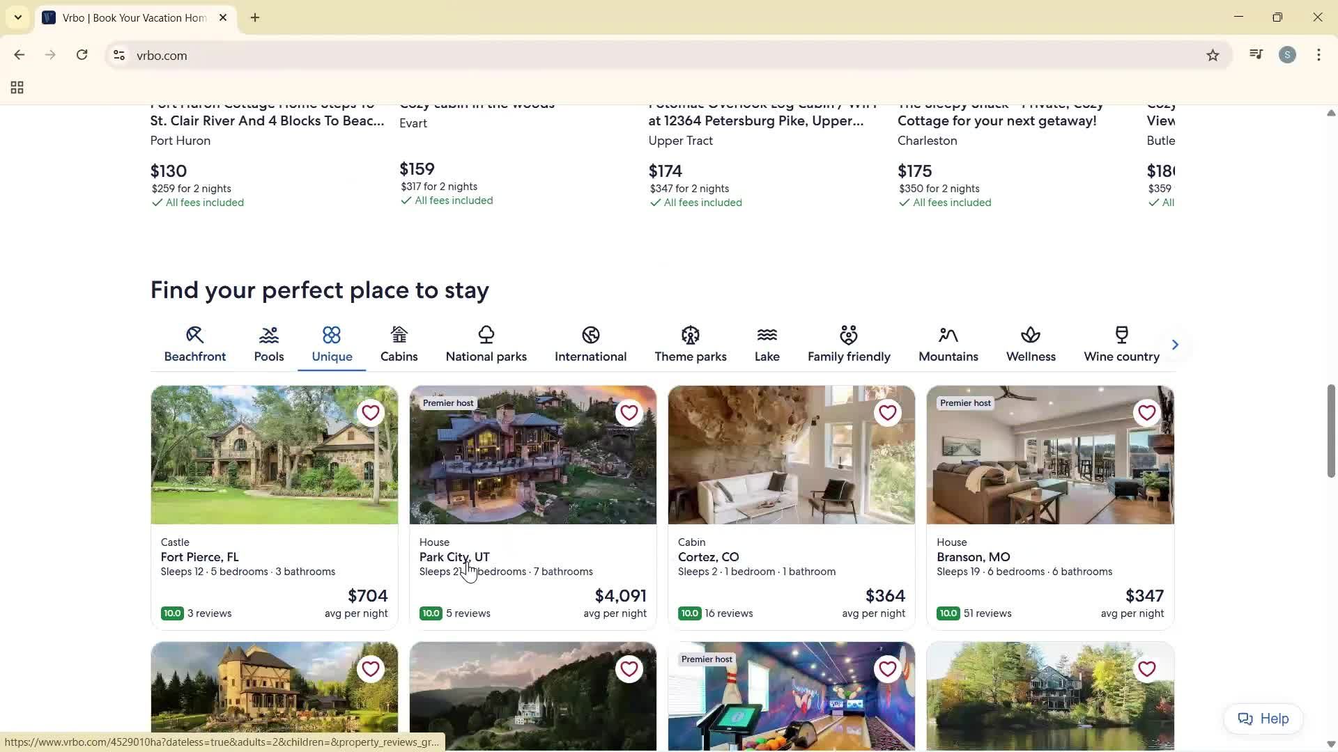 General browsing screenshot