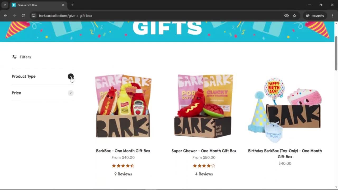 General browsing screenshot