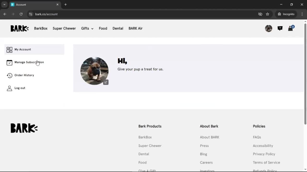 General browsing screenshot