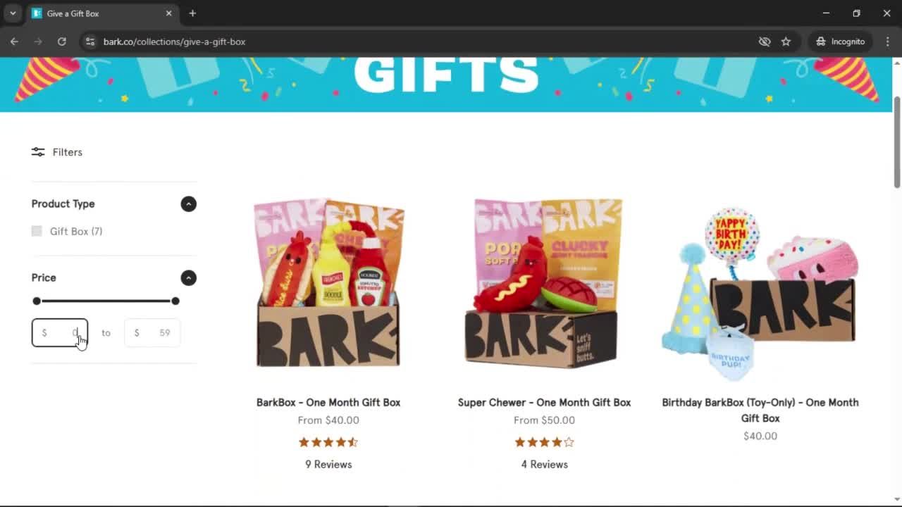 General browsing screenshot