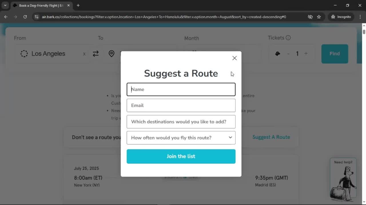 General browsing screenshot