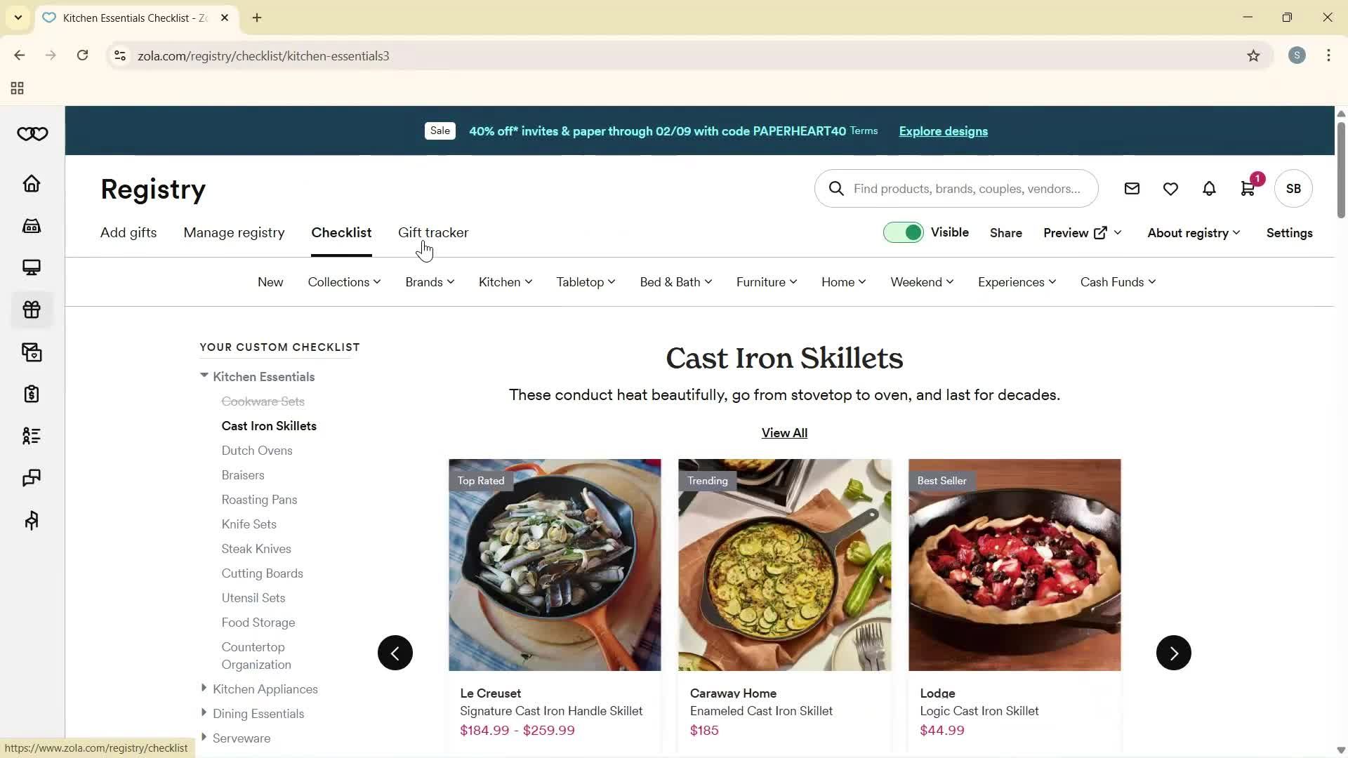 General browsing screenshot