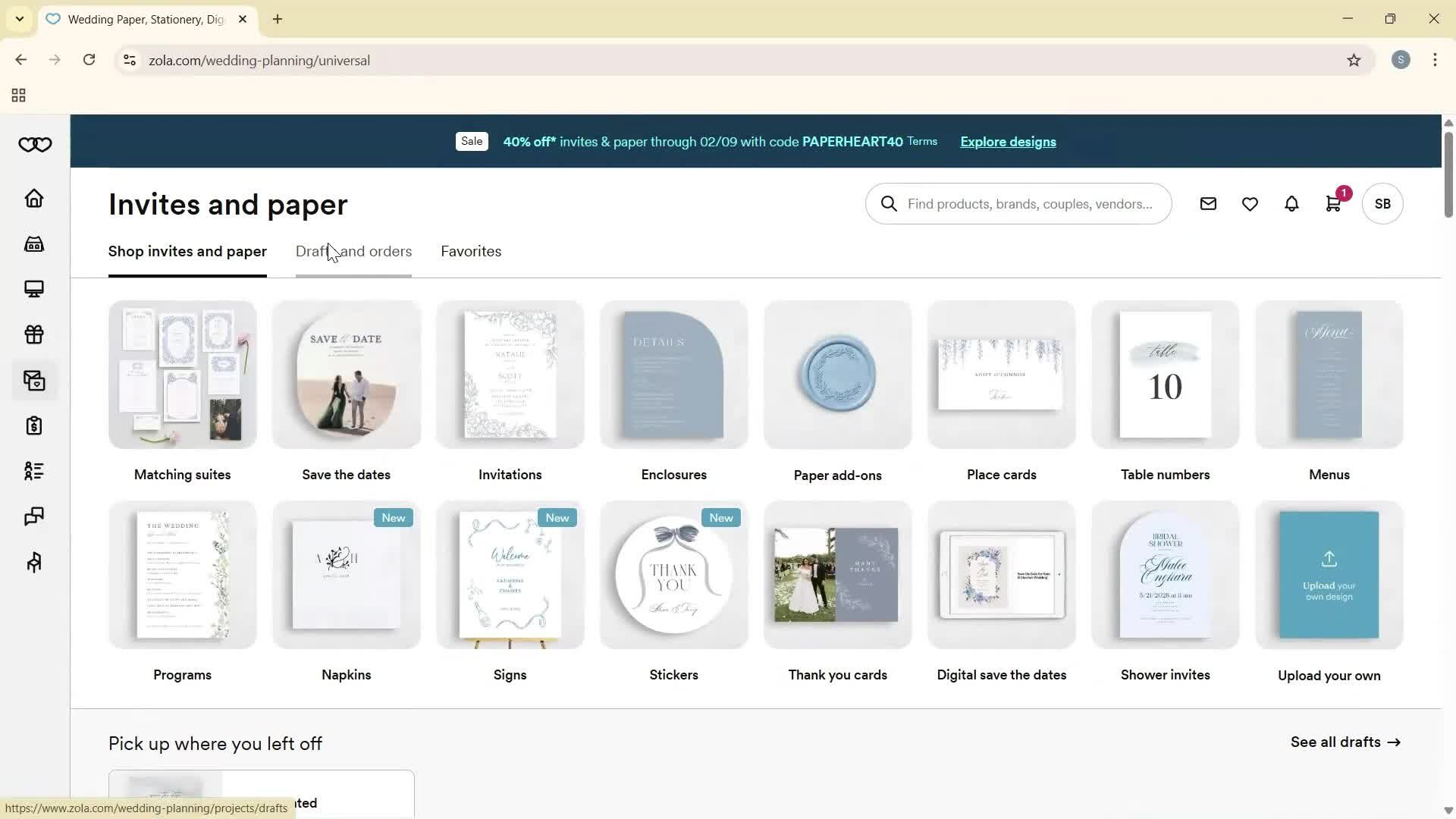 General browsing screenshot