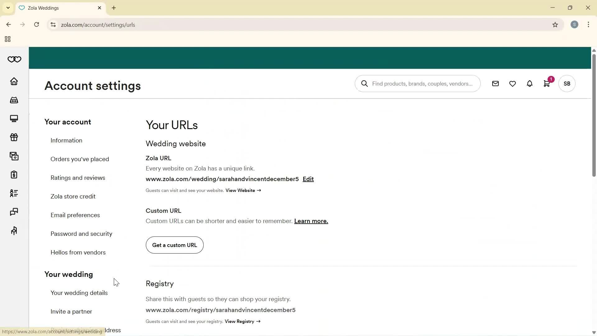 General browsing screenshot