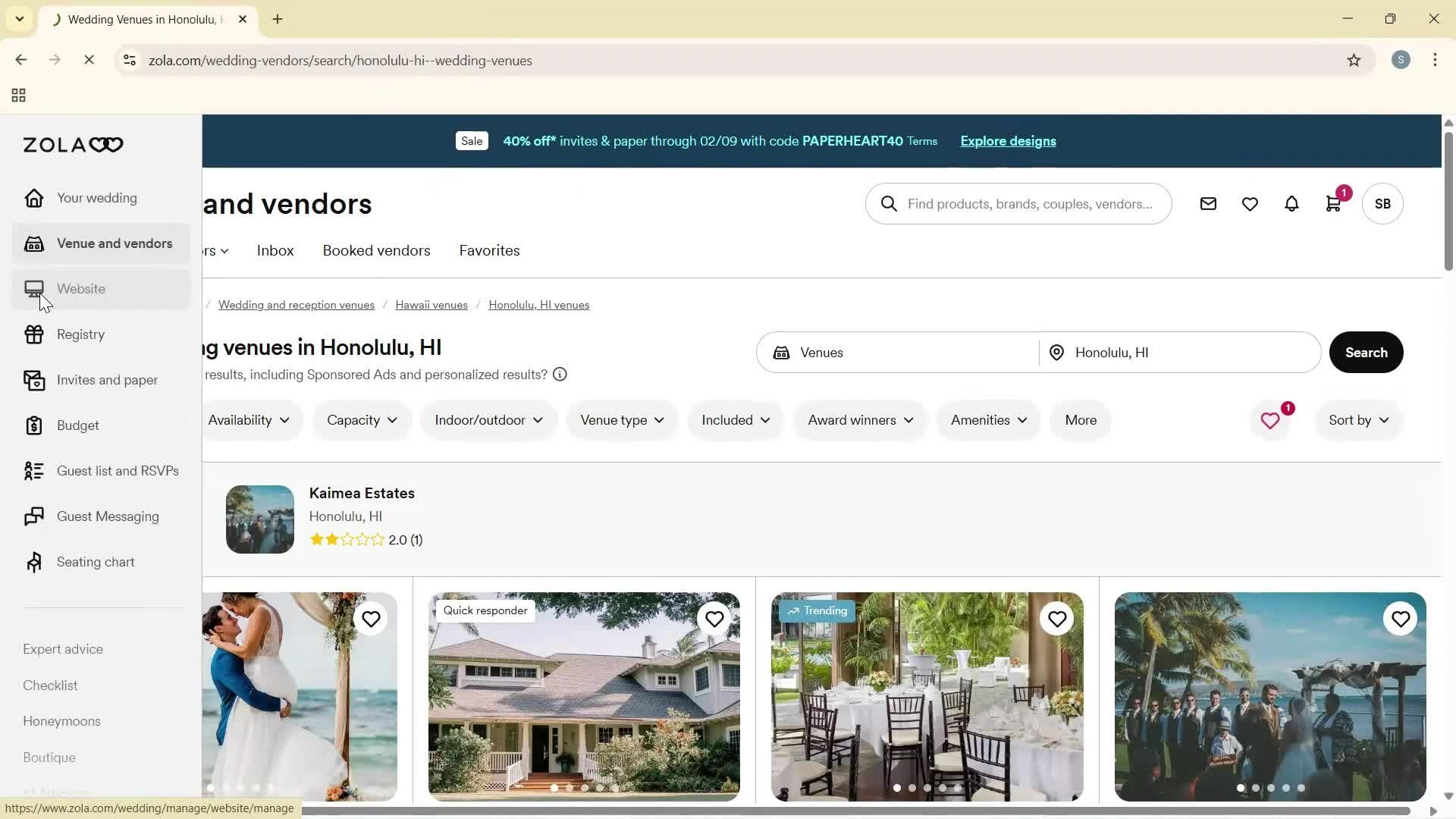 General browsing screenshot