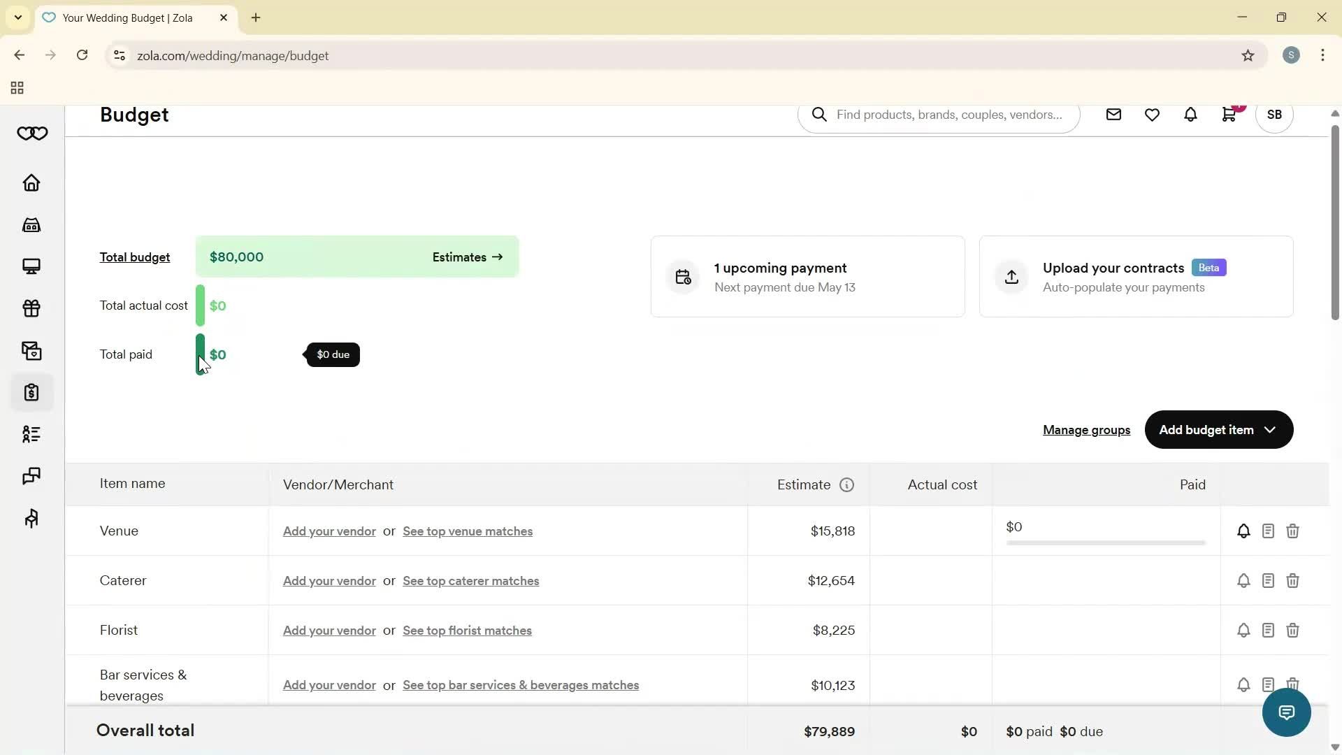 General browsing screenshot