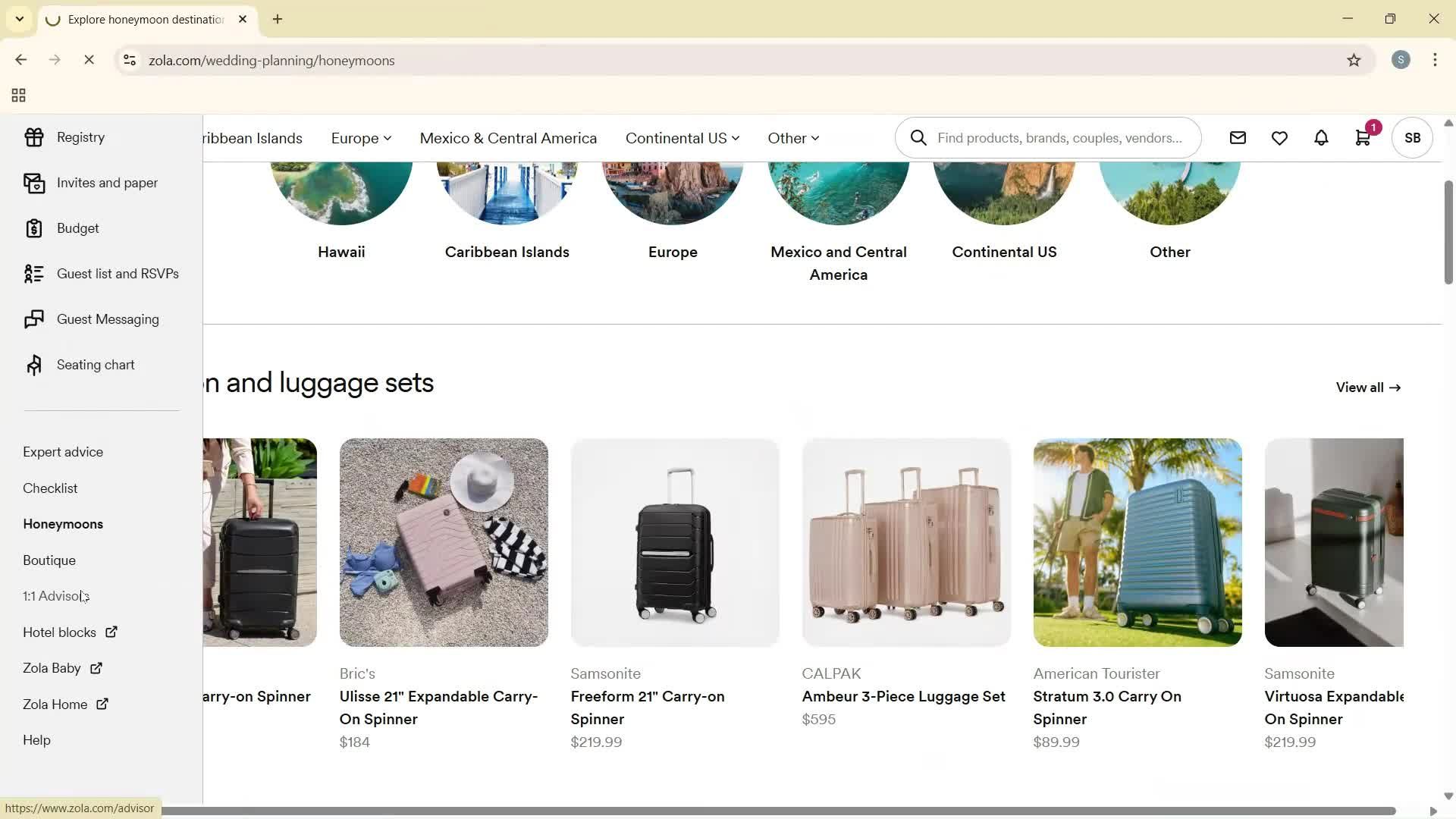 General browsing screenshot