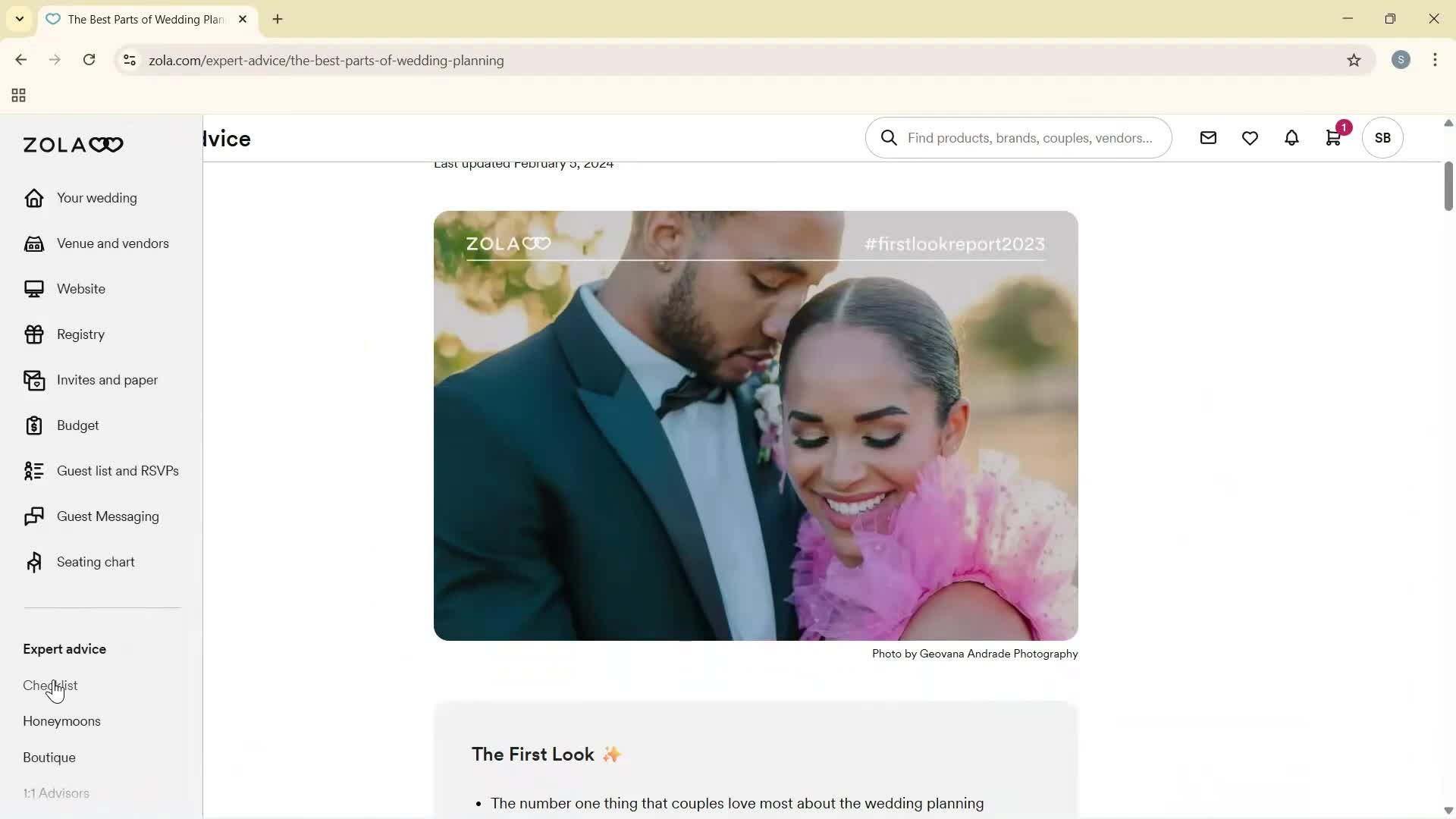 General browsing screenshot