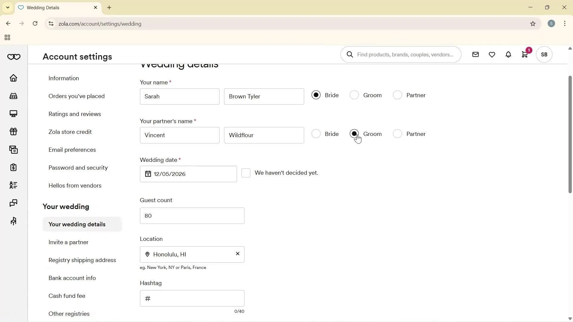 General browsing screenshot