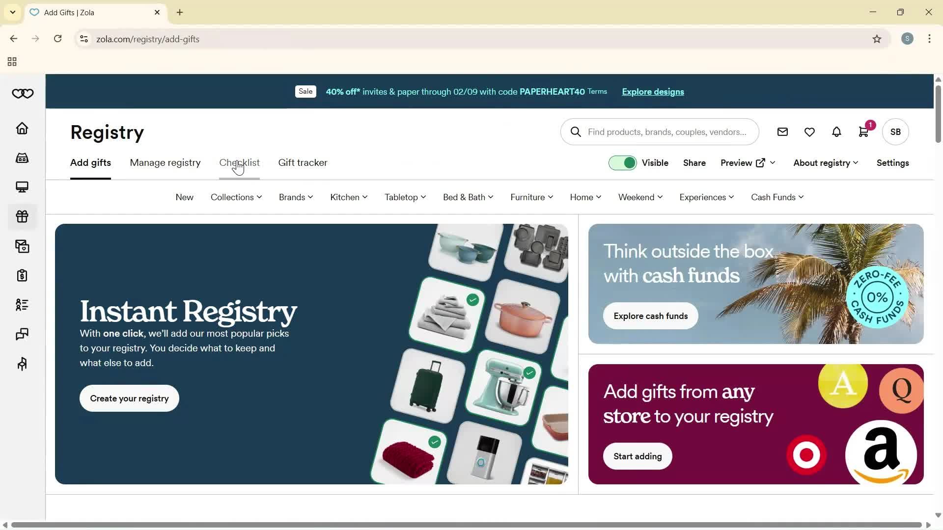 General browsing screenshot