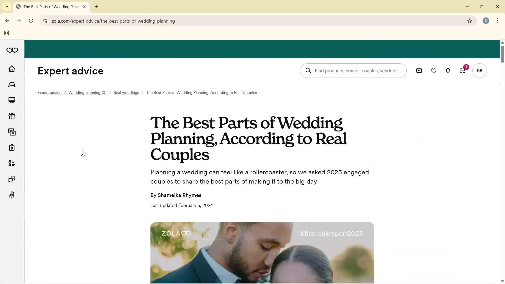 General browsing screenshot