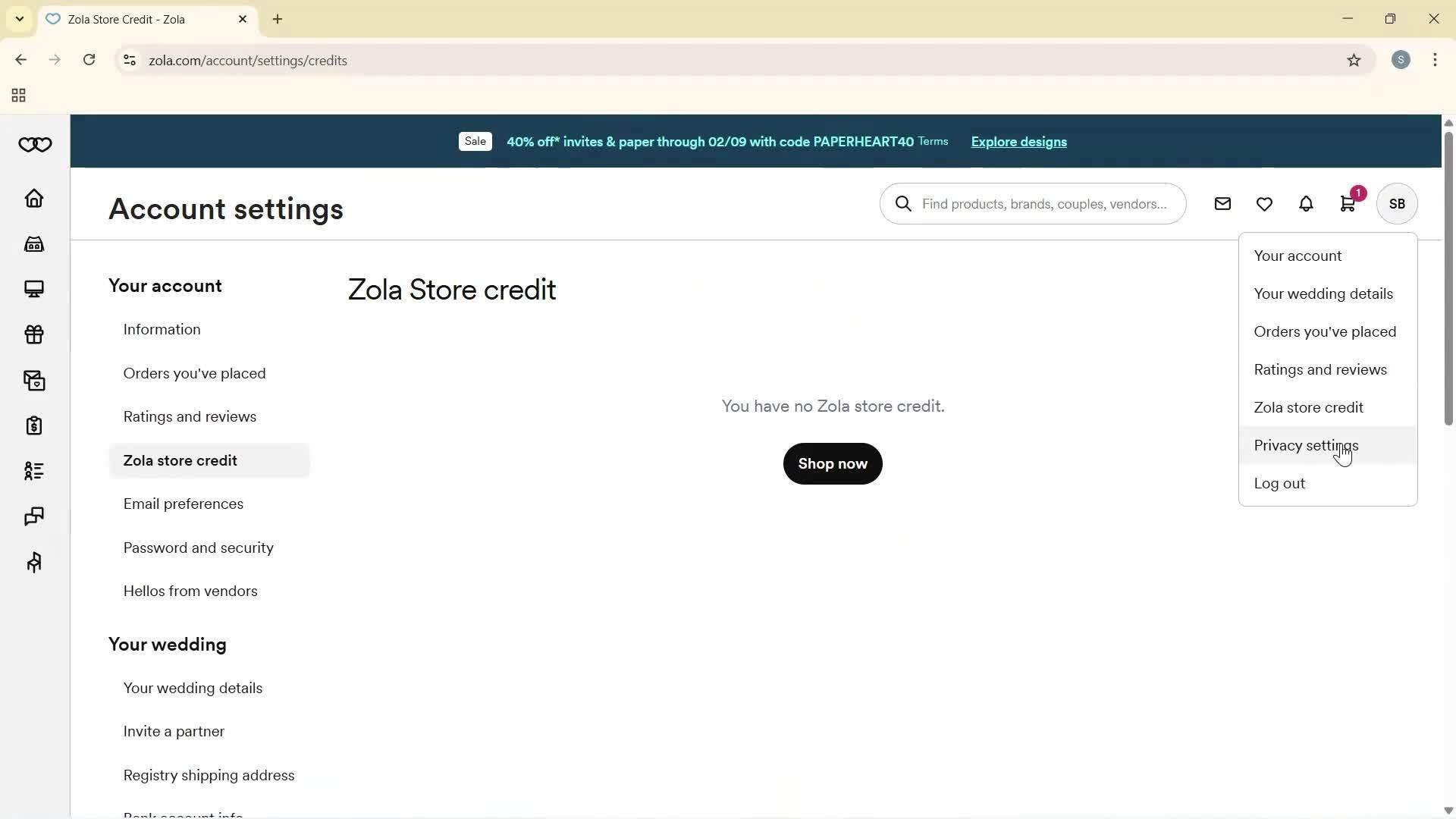 General browsing screenshot