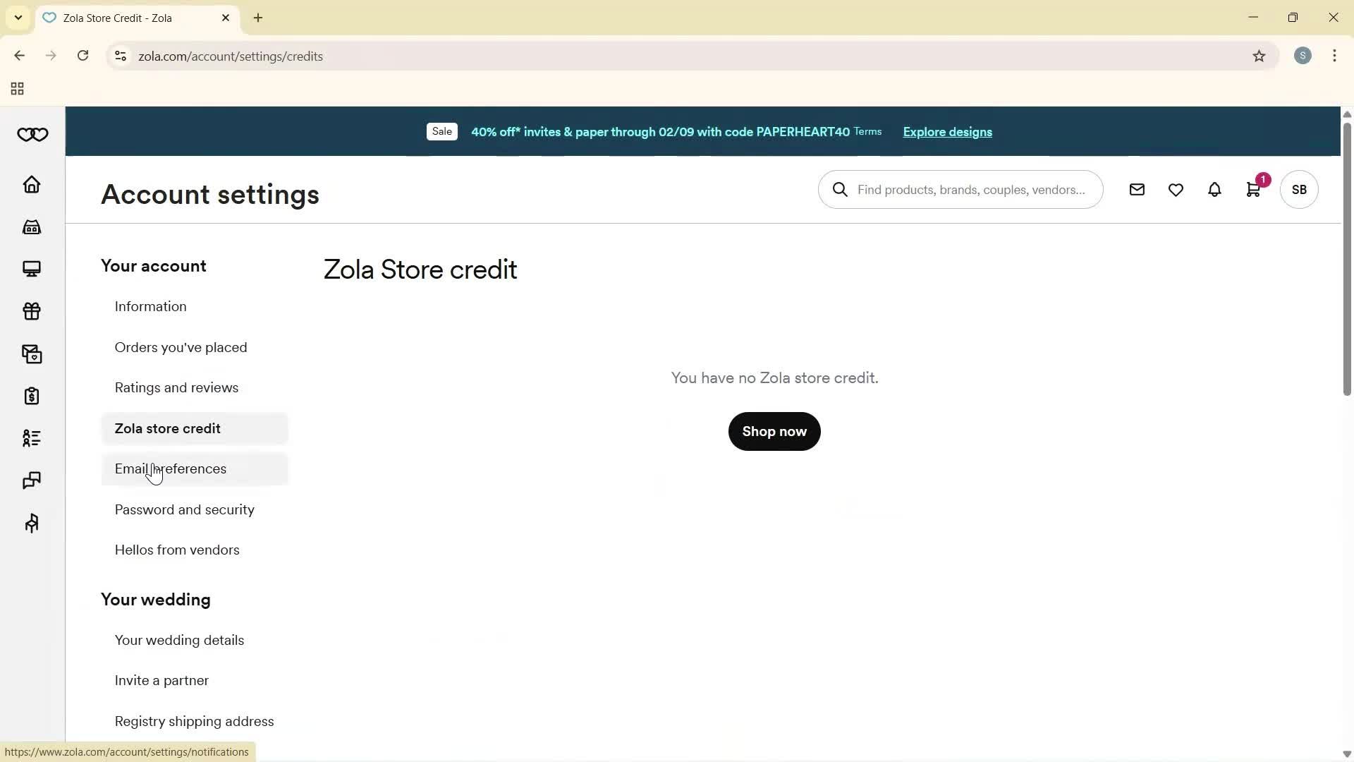 General browsing screenshot