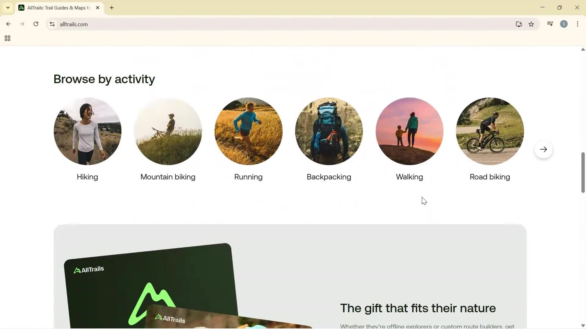 General browsing screenshot