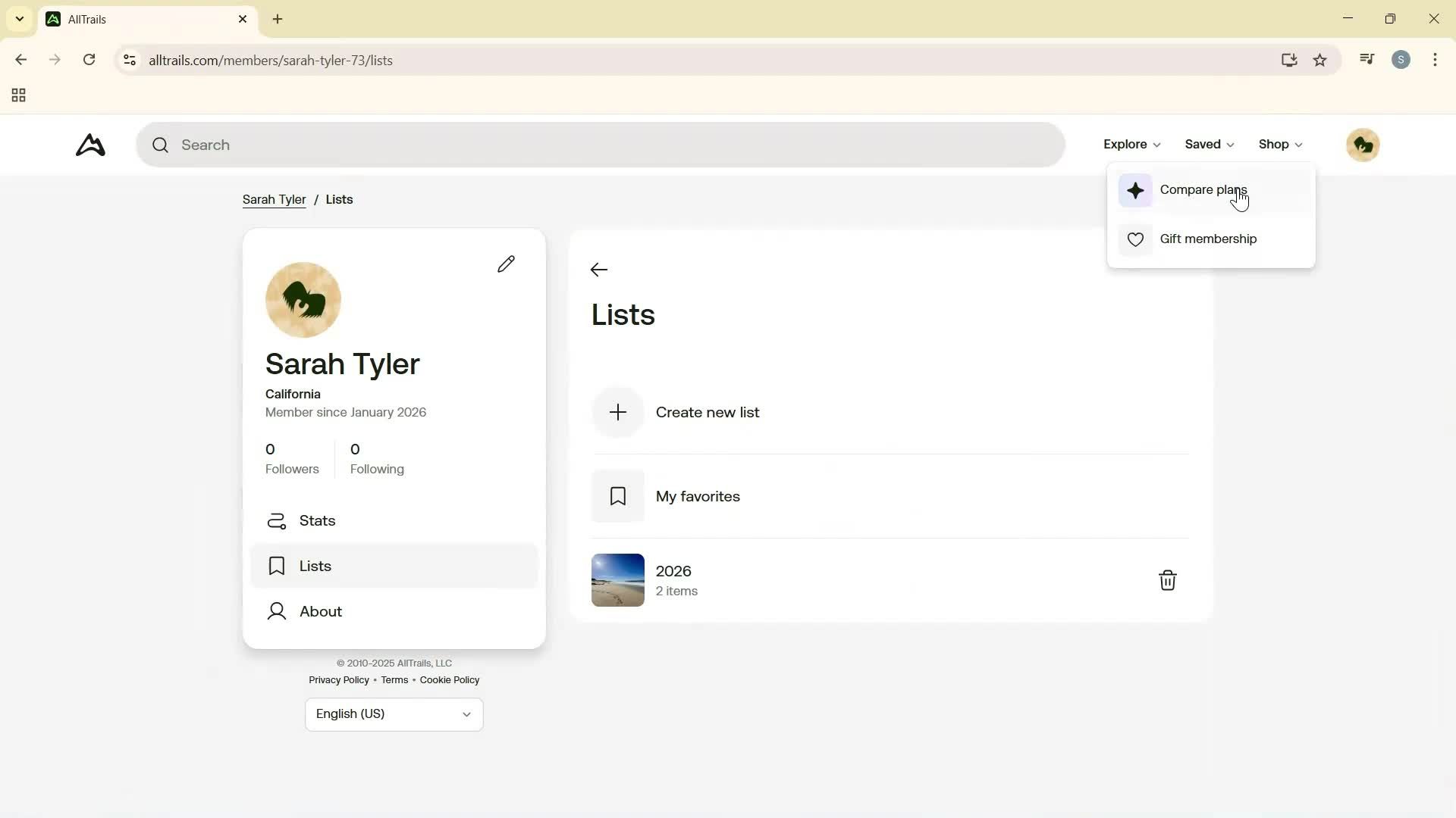 General browsing screenshot