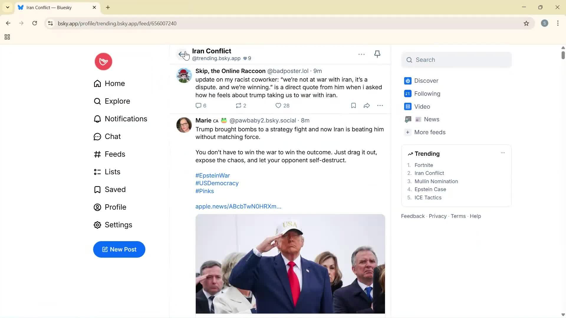 General browsing screenshot