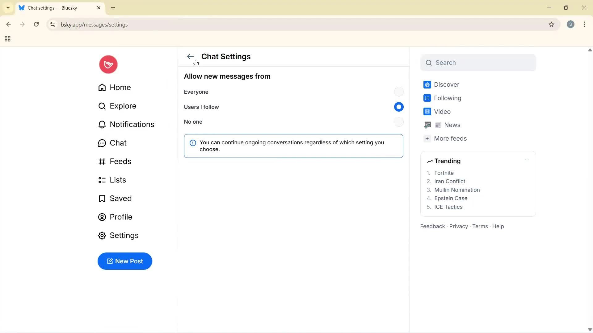 General browsing screenshot