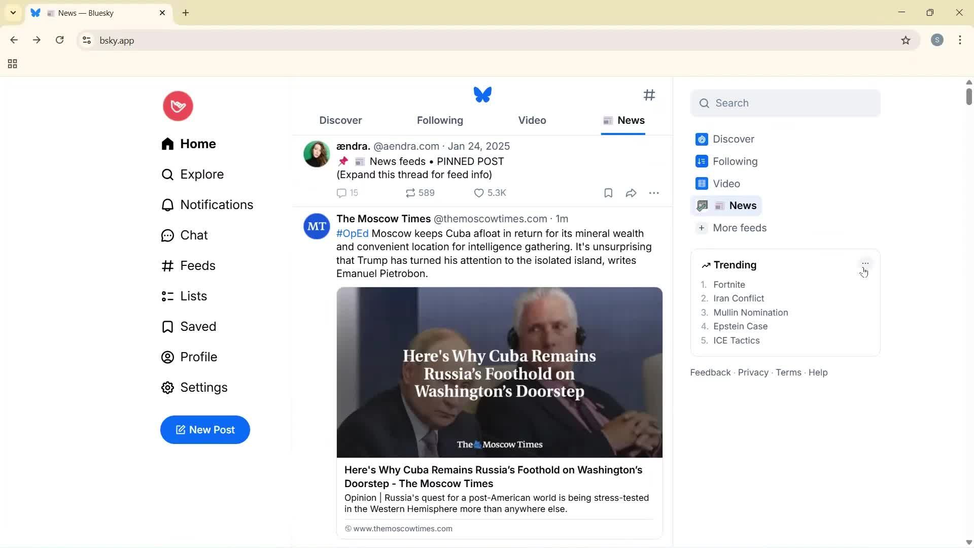 General browsing screenshot