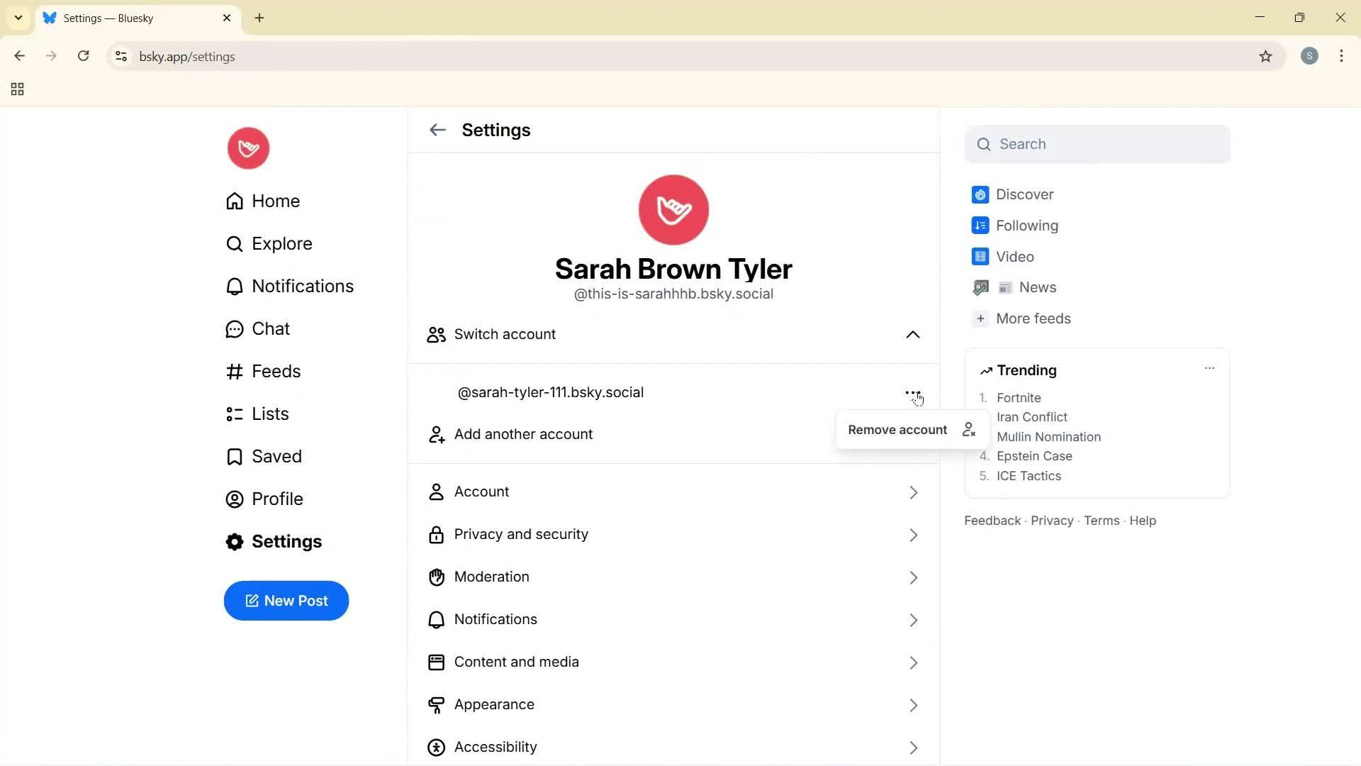 General browsing screenshot