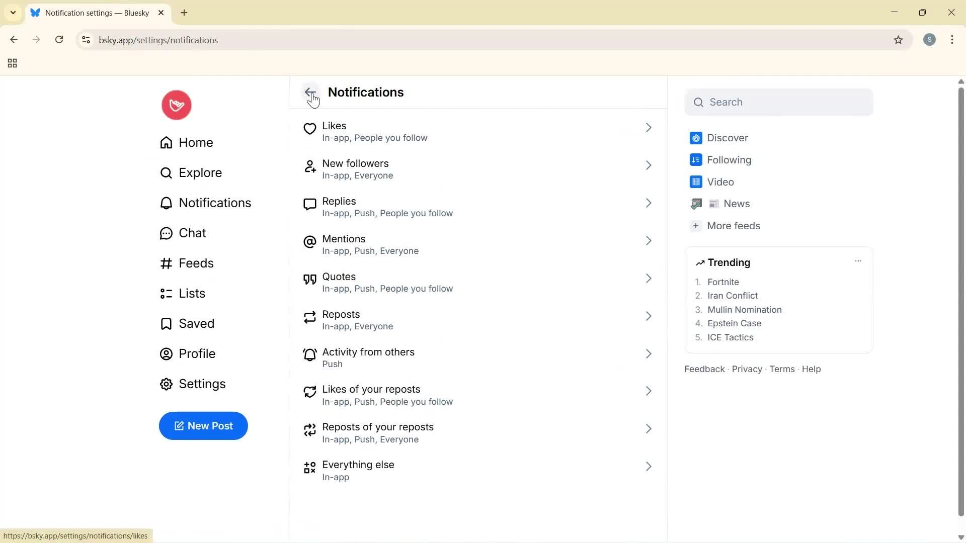 General browsing screenshot
