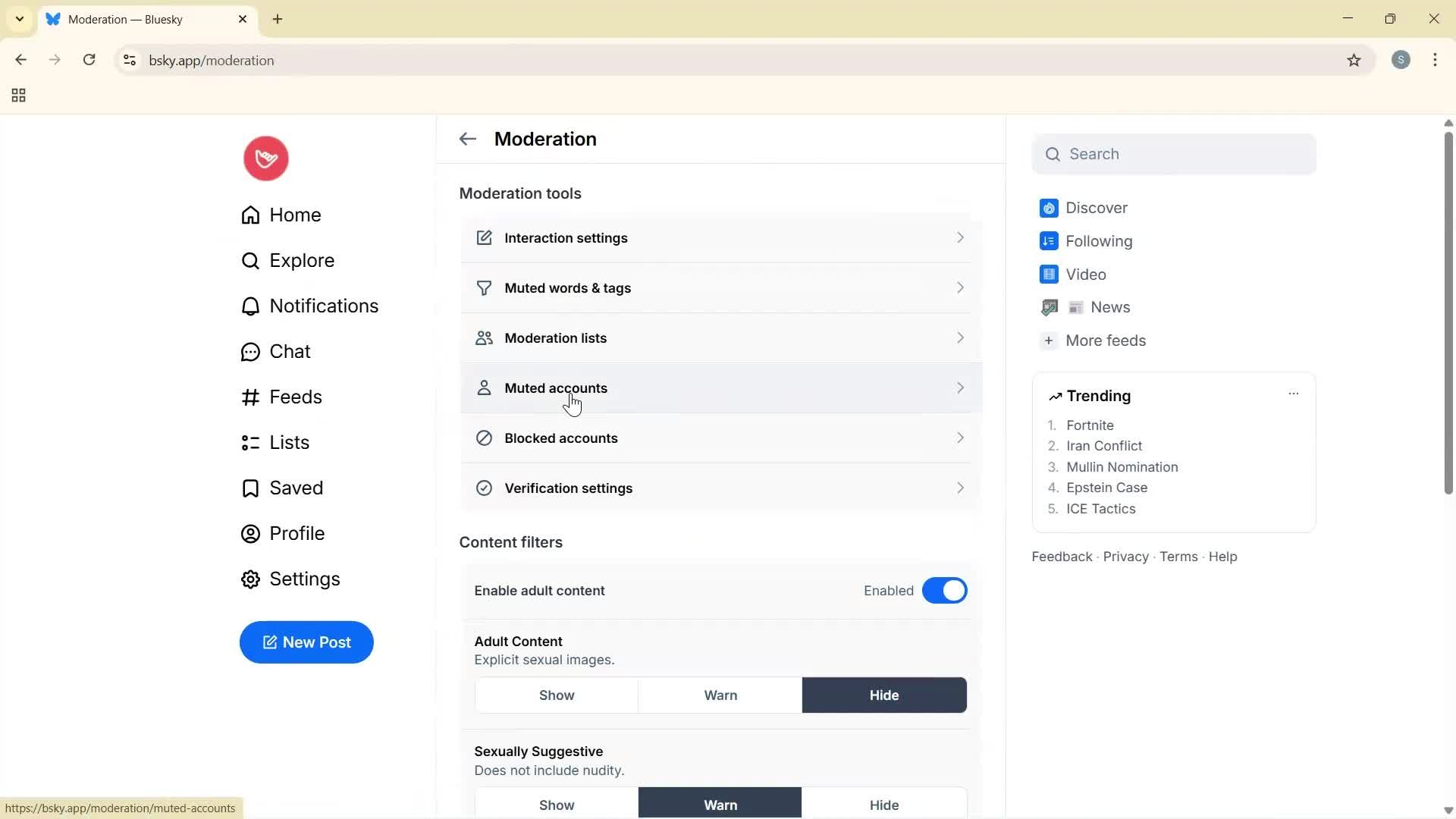General browsing screenshot
