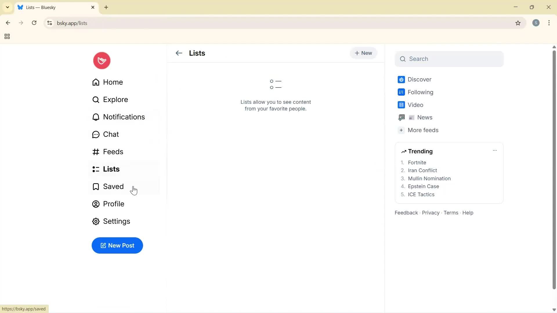 General browsing screenshot