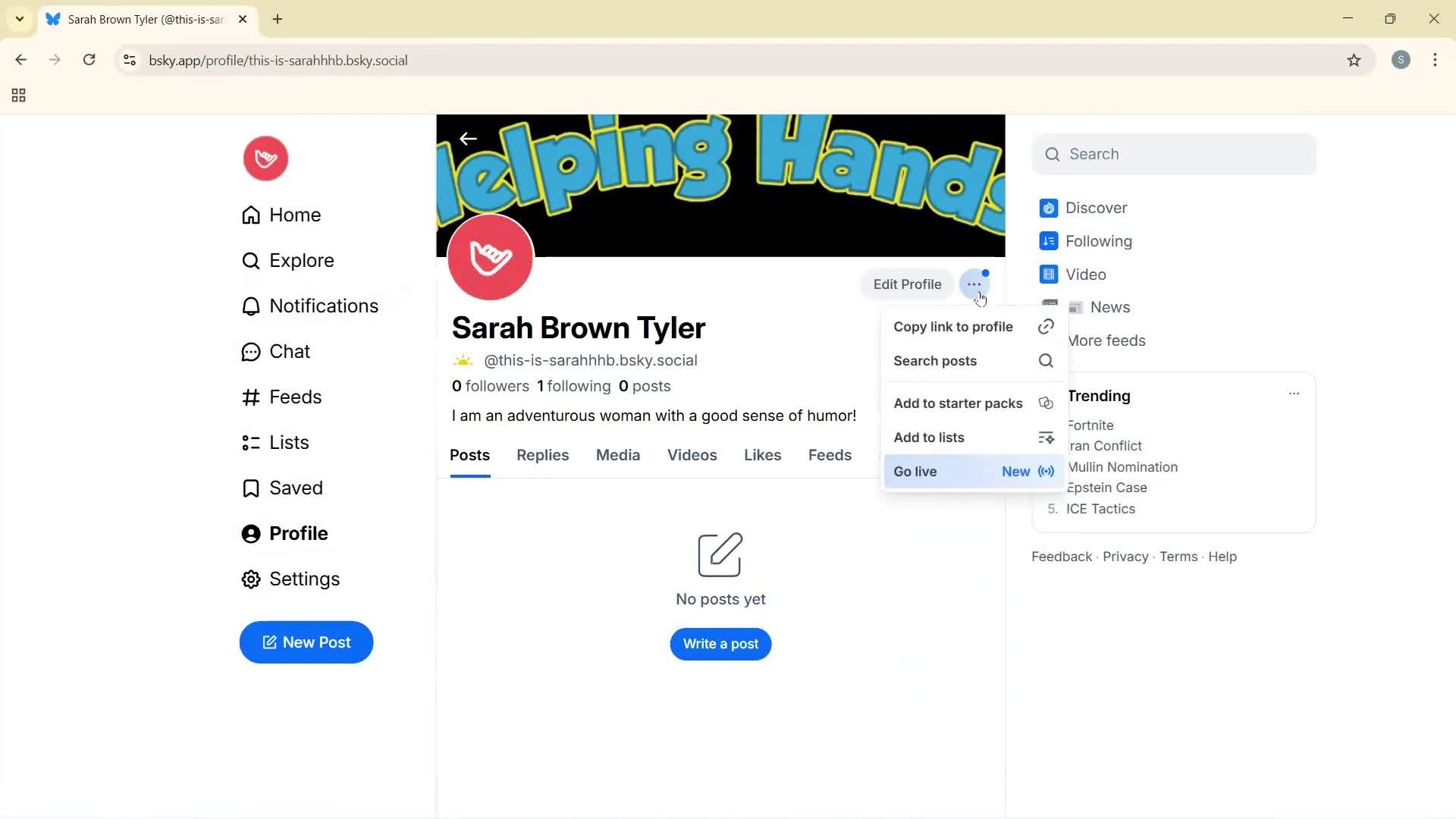 General browsing screenshot