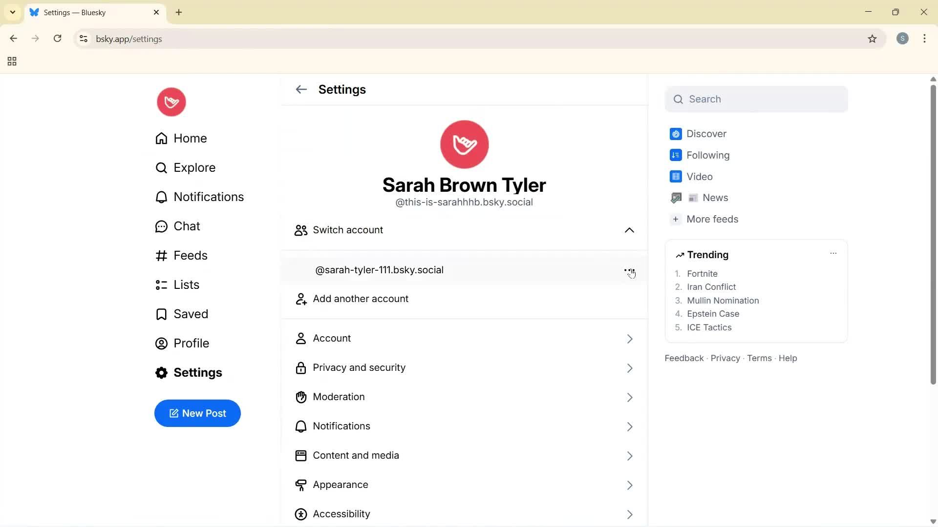 General browsing screenshot