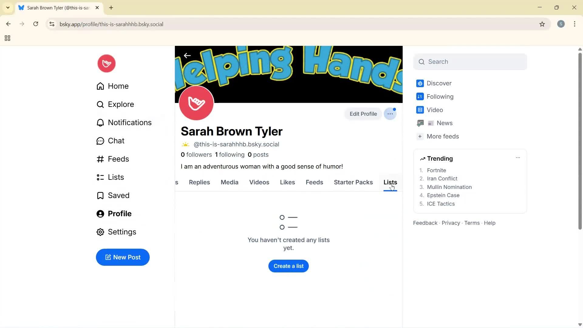 General browsing screenshot