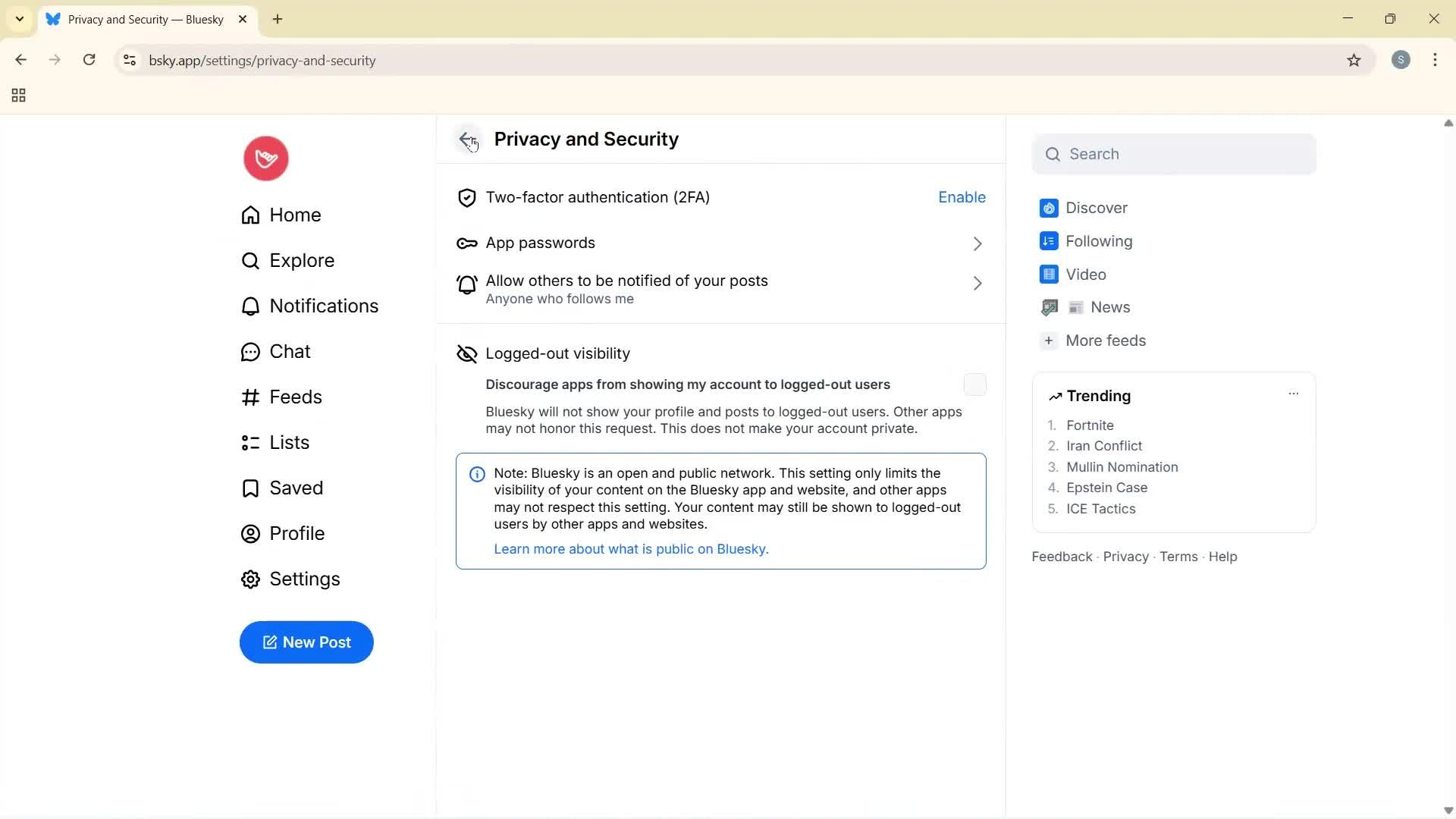 General browsing screenshot