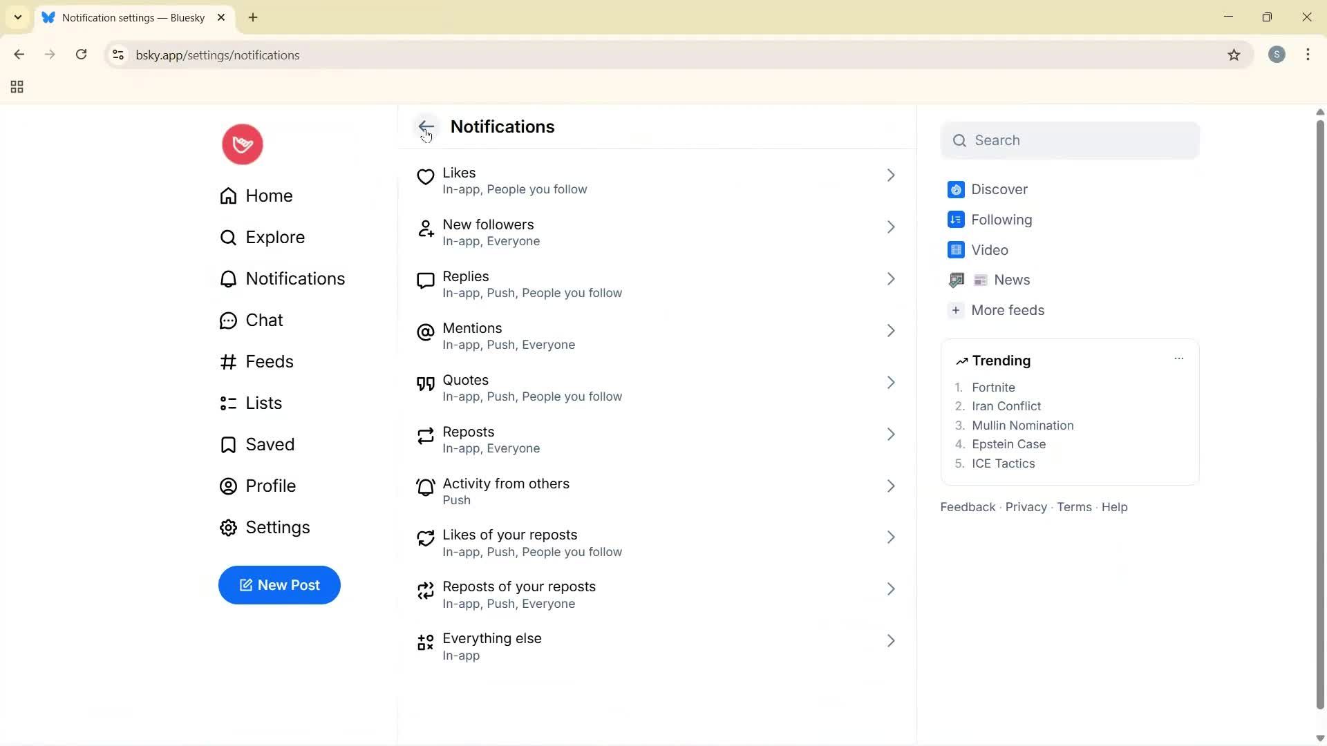 General browsing screenshot