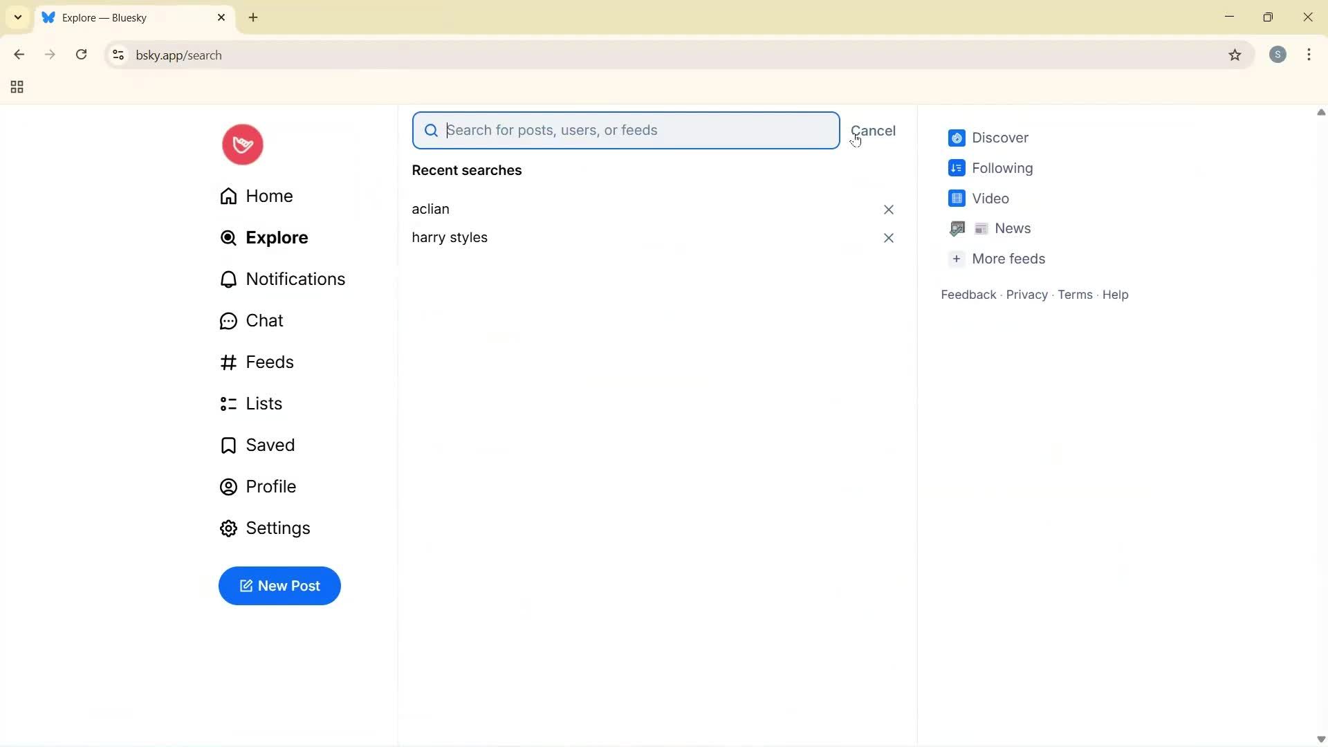General browsing screenshot