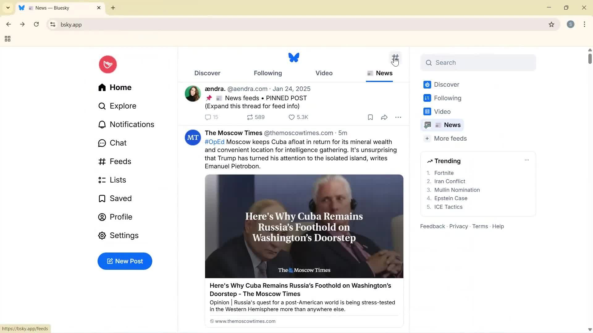 General browsing screenshot
