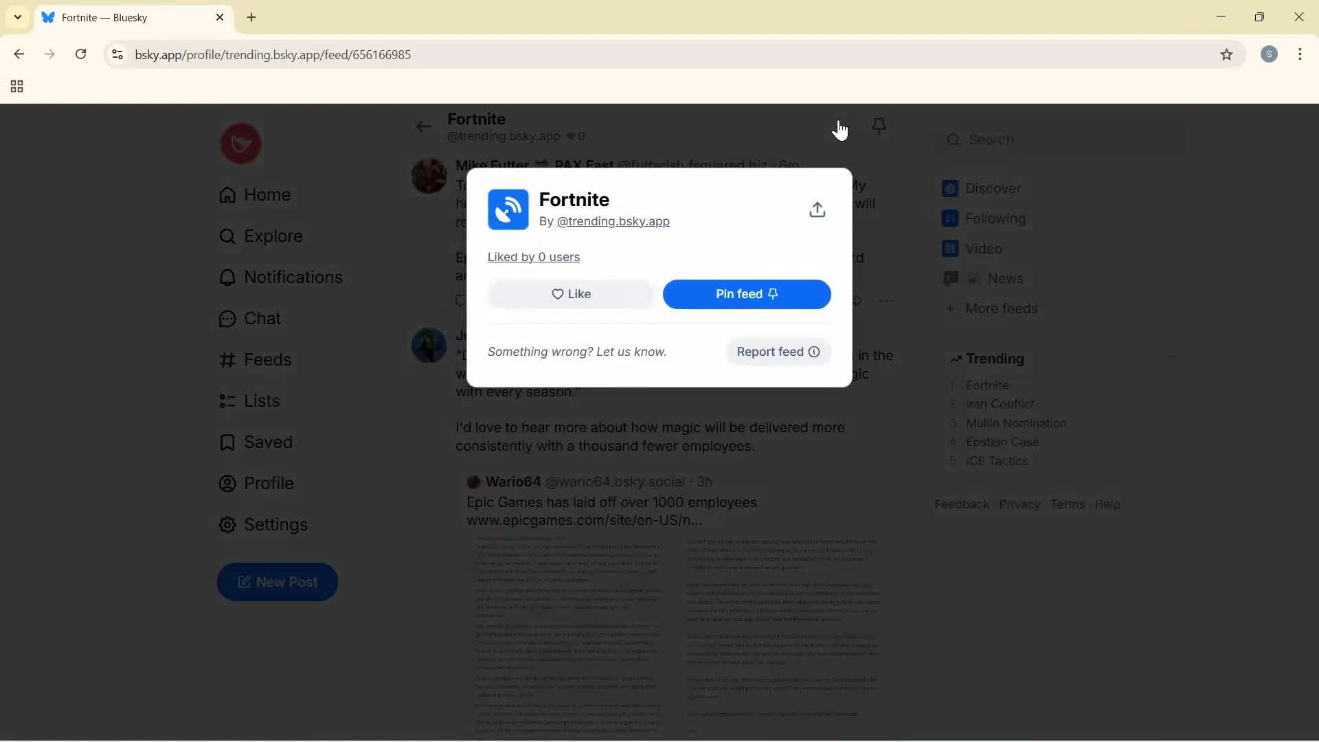 General browsing screenshot