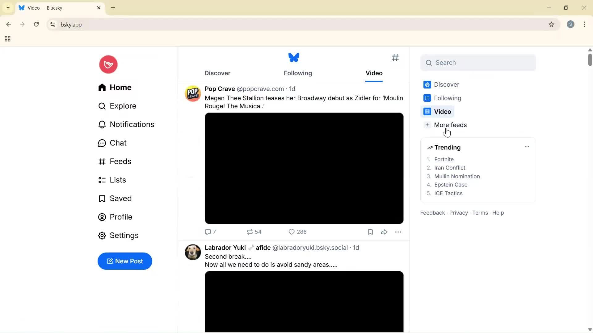 General browsing screenshot