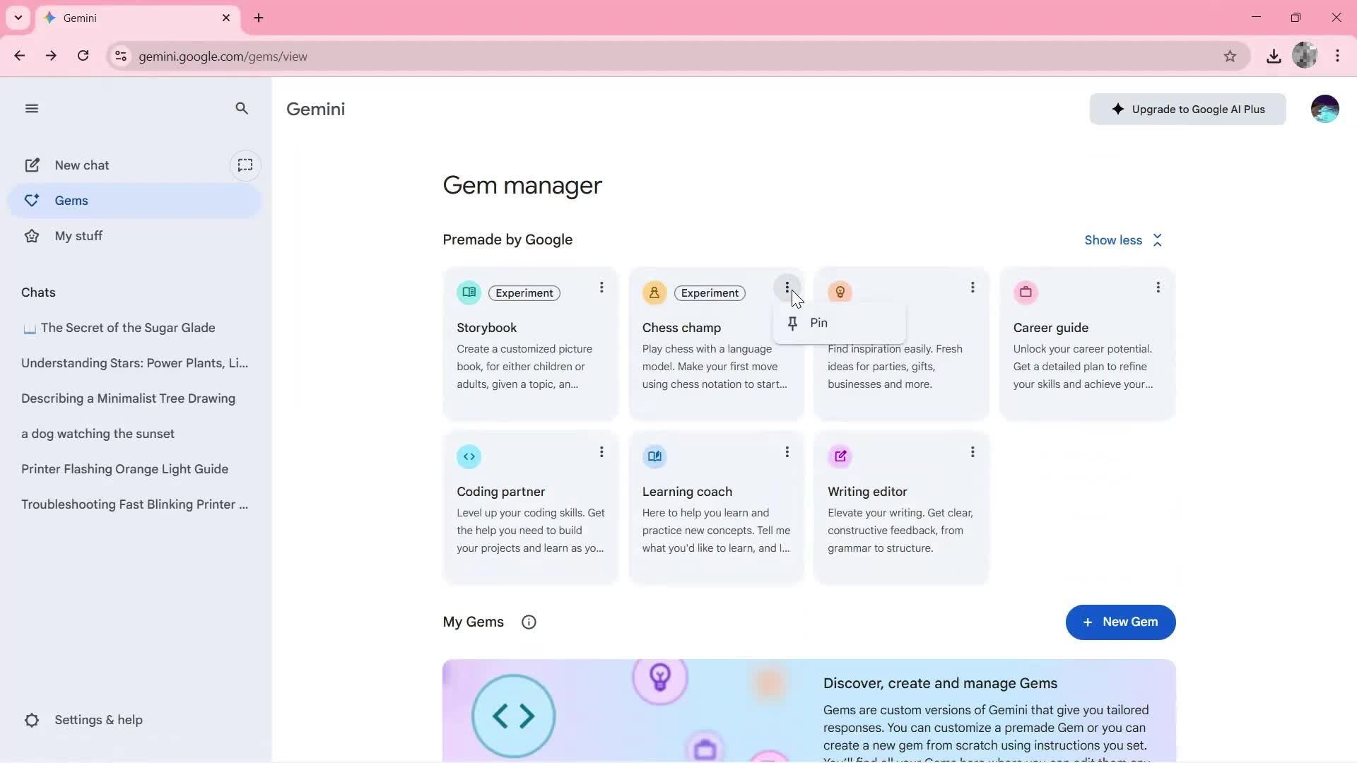 General browsing screenshot