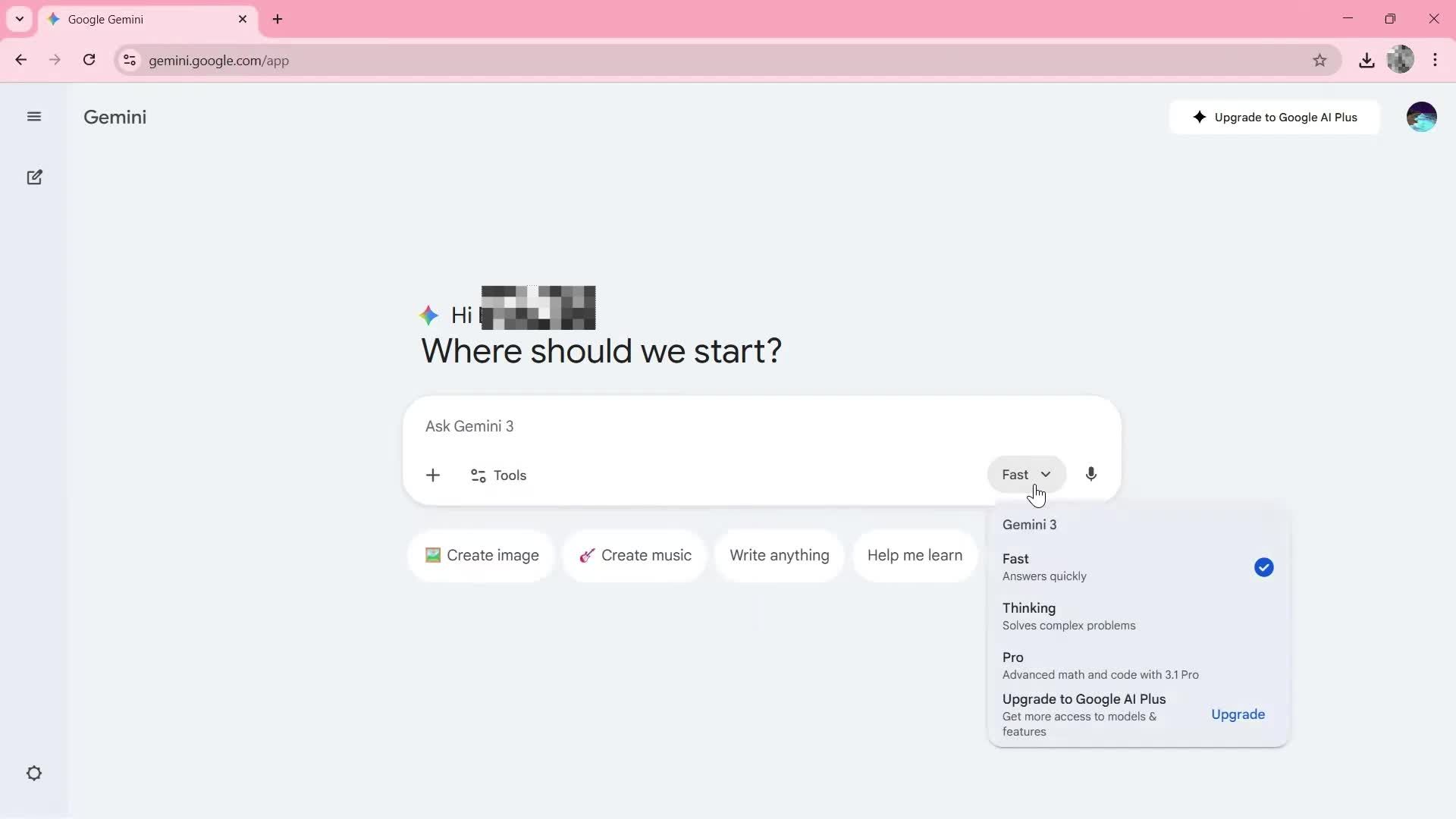General browsing screenshot