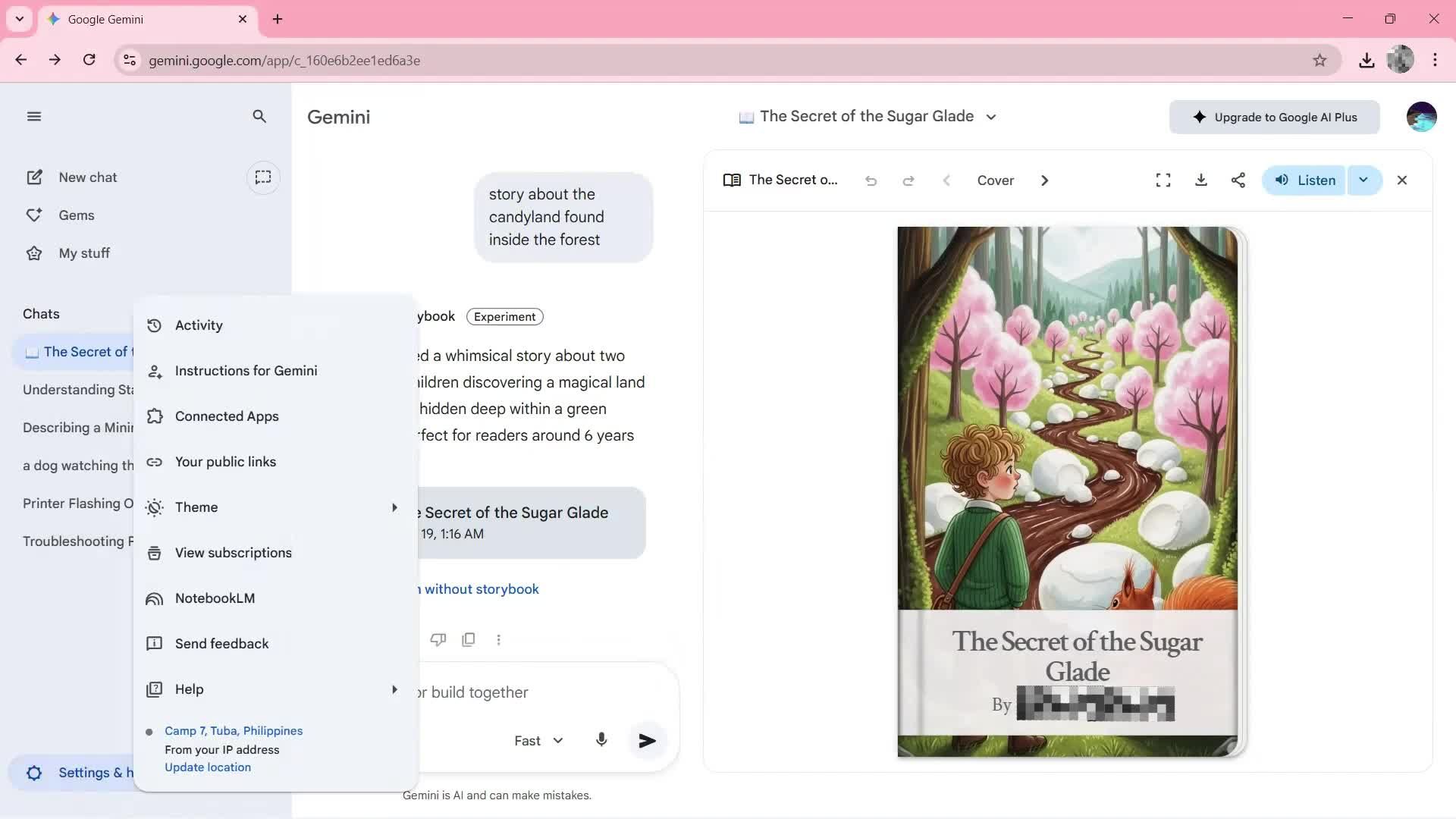 General browsing screenshot
